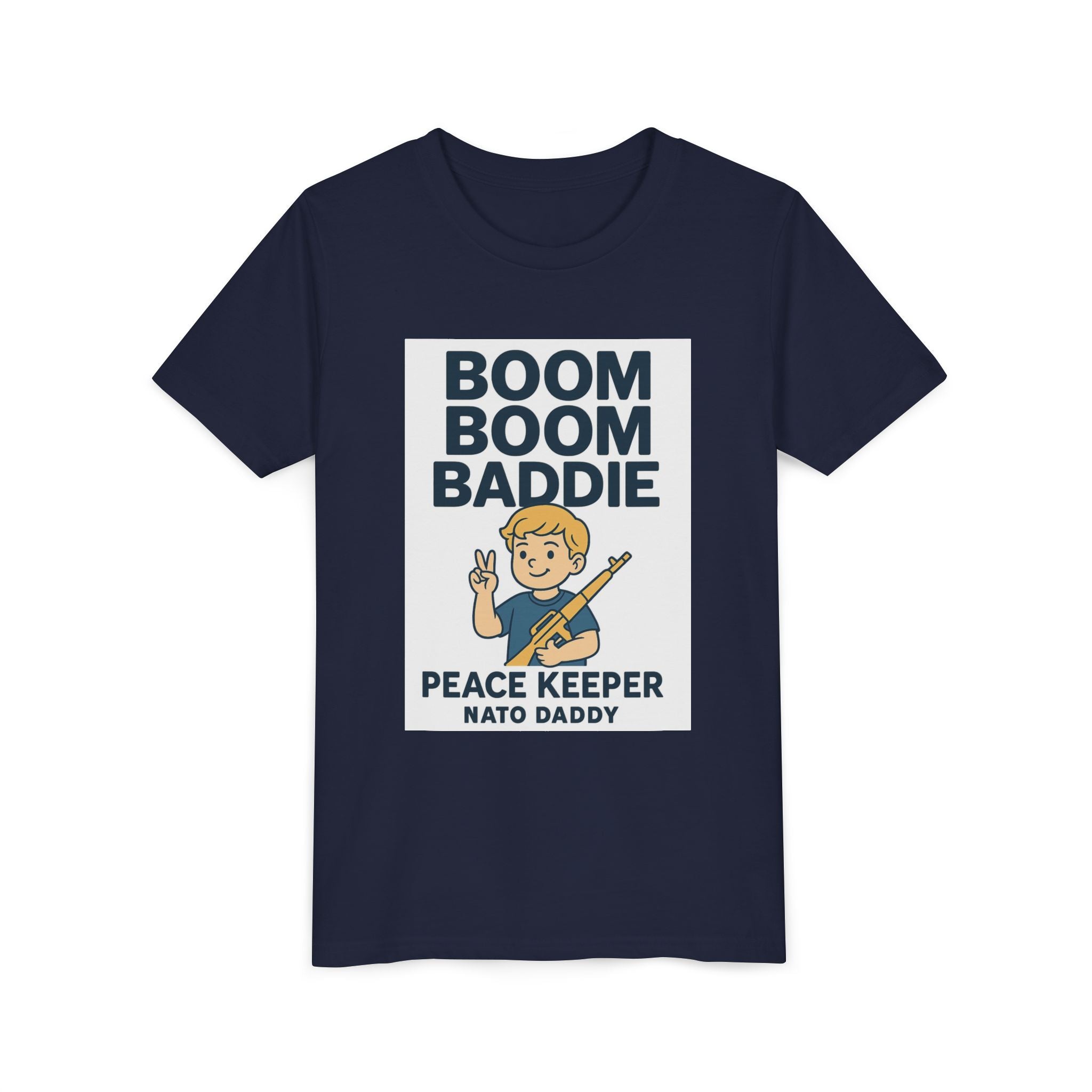 Youth Graphic Tee with Playful Design, Fun T-Shirt for Kids, Gift for Birthdays, Summer Vacations, or Everyday Wear