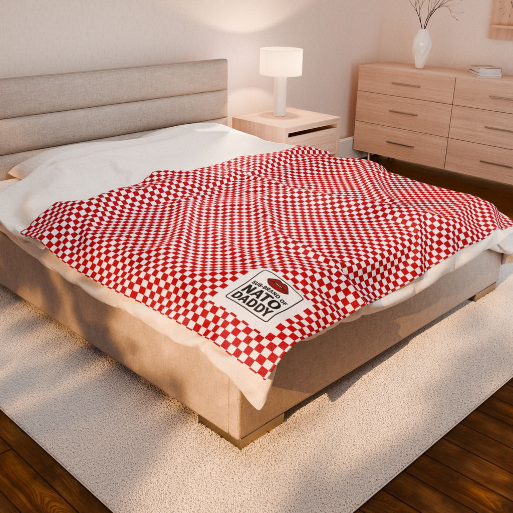 Cozy Velveteen Plush Blanket - Perfect for Home Decor, Gift, Snuggling, Cozy Nights, Picnics and More!