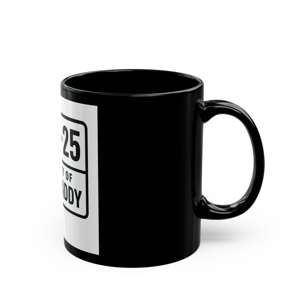 Personalized Black Mug for Dads, Custom Gift, Father's Day Mug, Coffee Cup for Dad, Nato Daddy Mug