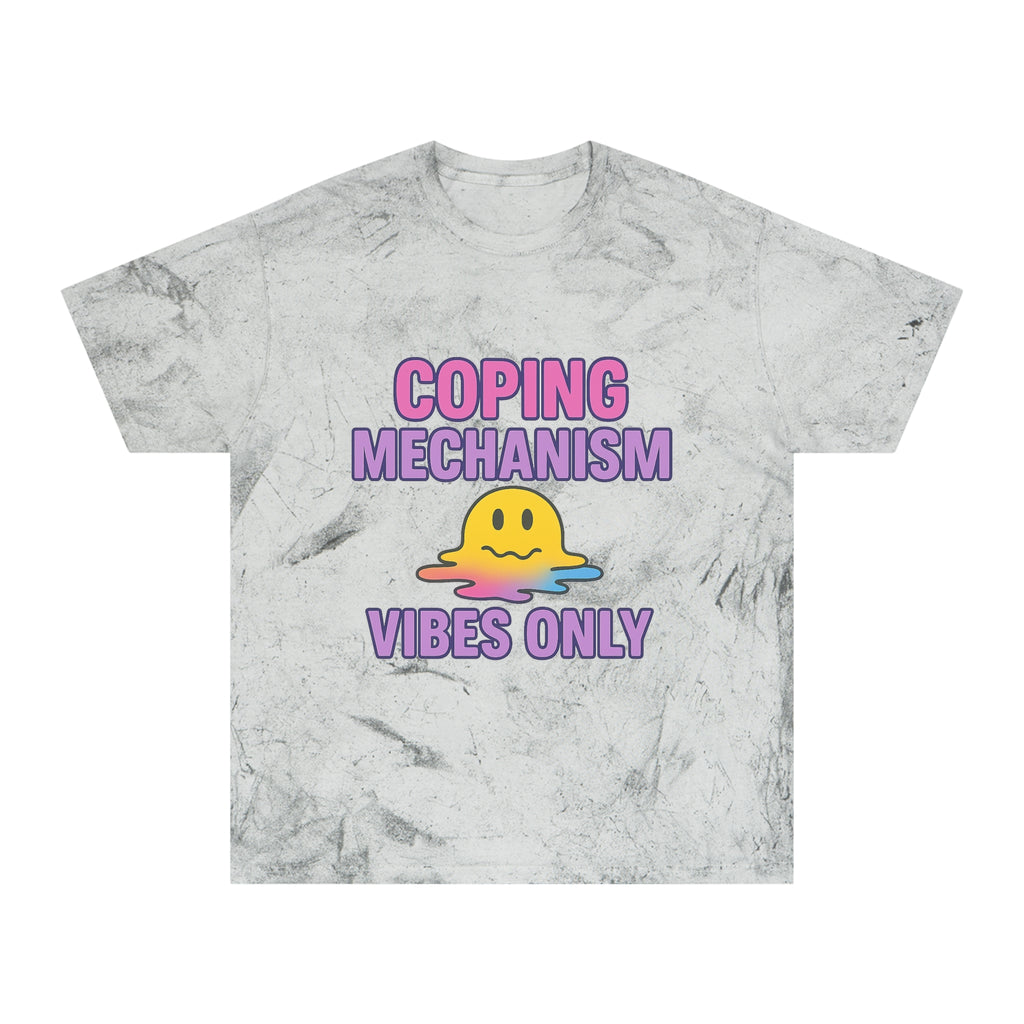 Colorful Coping Mechanism T-Shirt, Summer Casual Wear, Gift for Mental Health Awareness, Mood Boosting Apparel, Unisex Fashion