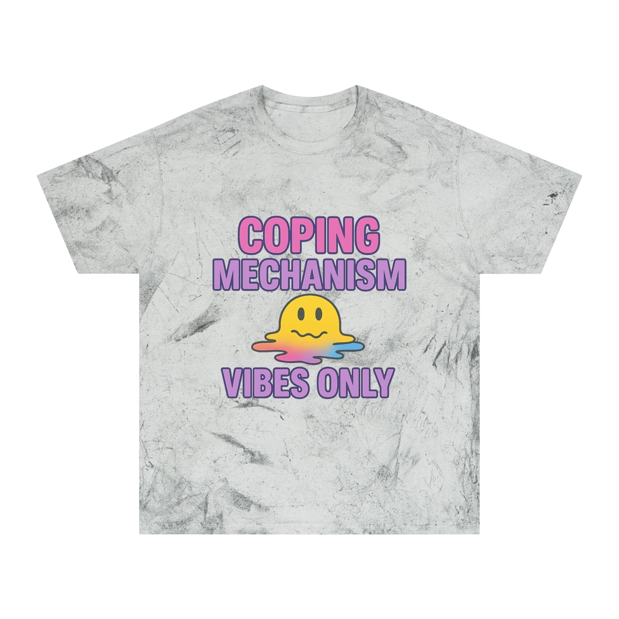 Colorful Coping Mechanism T-Shirt, Summer Casual Wear, Gift for Mental Health Awareness, Mood Boosting Apparel, Unisex Fashion