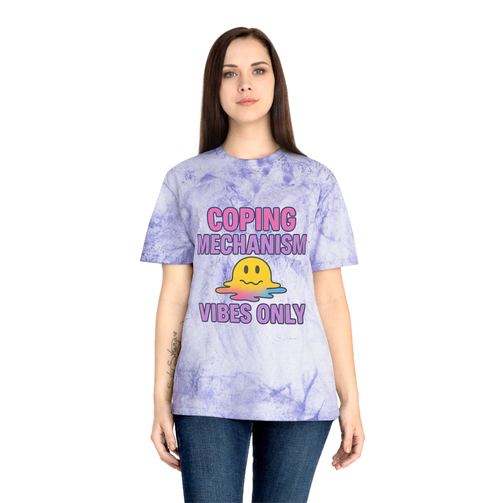 Colorful Coping Mechanism T-Shirt, Summer Casual Wear, Gift for Mental Health Awareness, Mood Boosting Apparel, Unisex Fashion