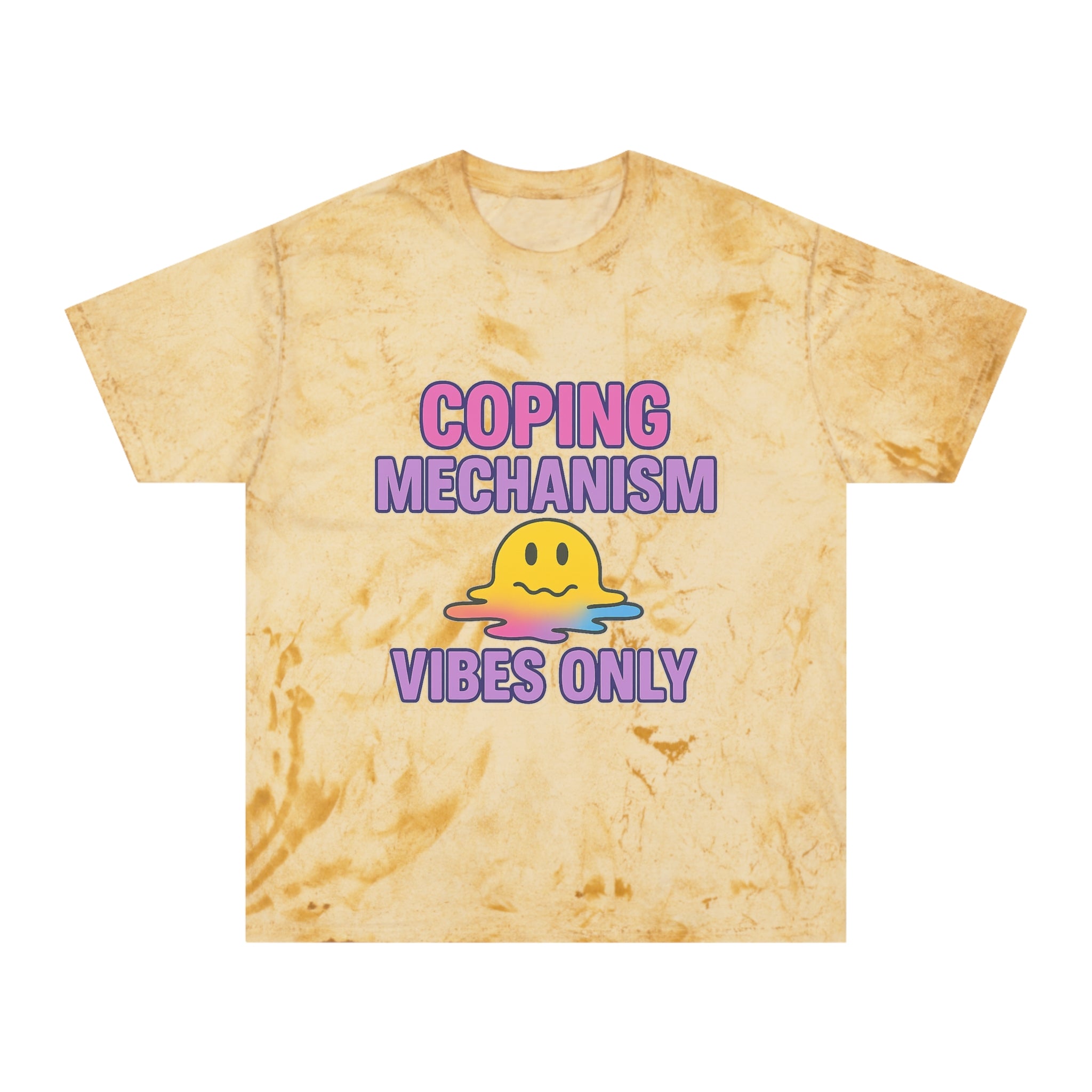 Colorful Coping Mechanism T-Shirt, Summer Casual Wear, Gift for Mental Health Awareness, Mood Boosting Apparel, Unisex Fashion