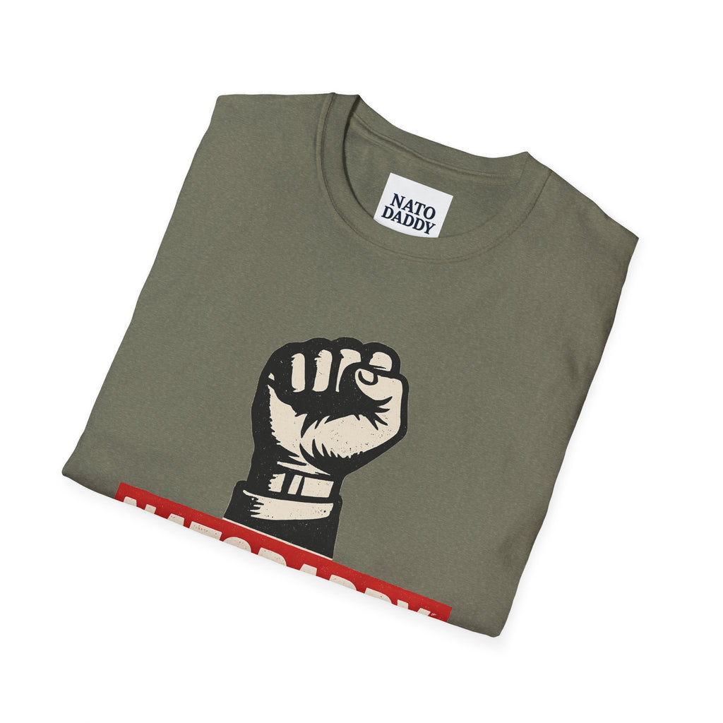 Empowering Unisex Softstyle T-Shirt - Natodaddy Still Standing, Casual Gift for Dads, Father's Day, Motivational Apparel, Unique Graphic Tee