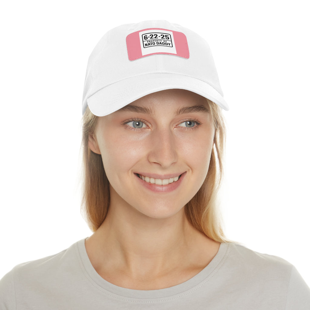 Dad Hat with Leather Patch | Personalized Gift for Dads, Birthday Hat, Outdoor Cap, Father’s Day Gift, Casual Style