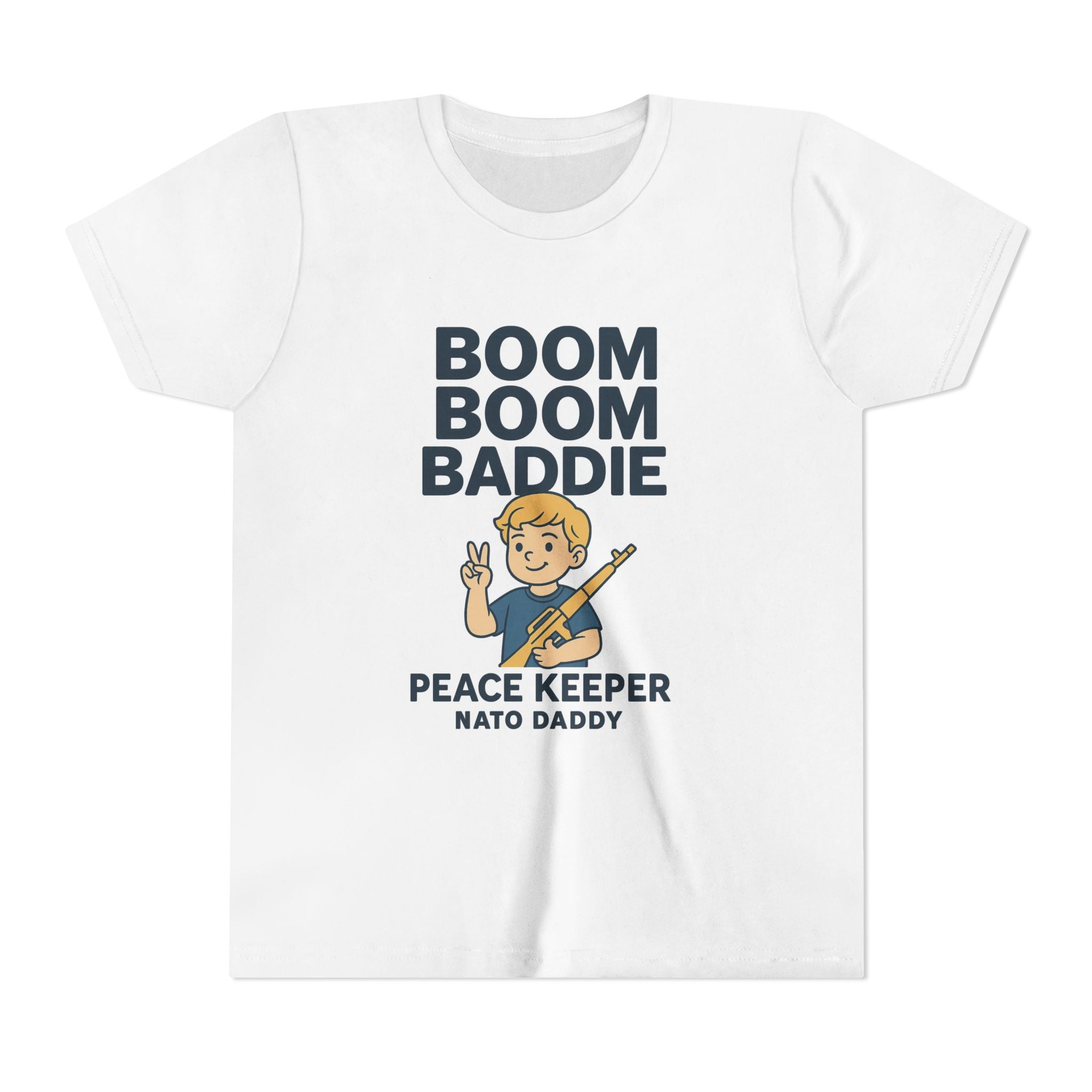 Youth Graphic Tee with Playful Design, Fun T-Shirt for Kids, Gift for Birthdays, Summer Vacations, or Everyday Wear