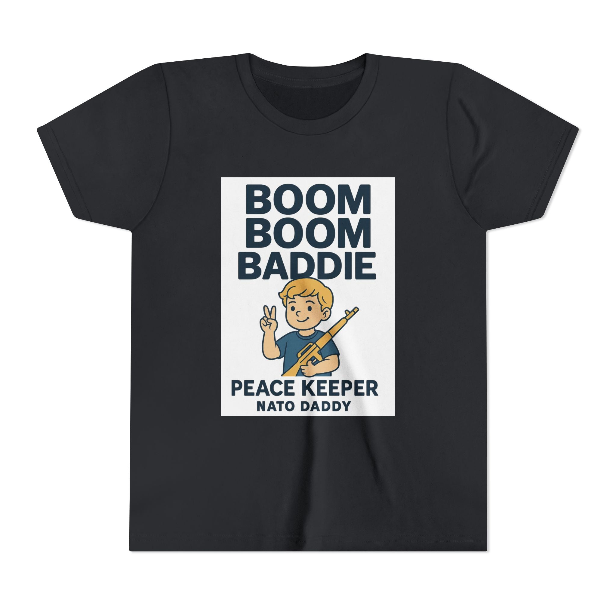 Youth Graphic Tee with Playful Design, Fun T-Shirt for Kids, Gift for Birthdays, Summer Vacations, or Everyday Wear