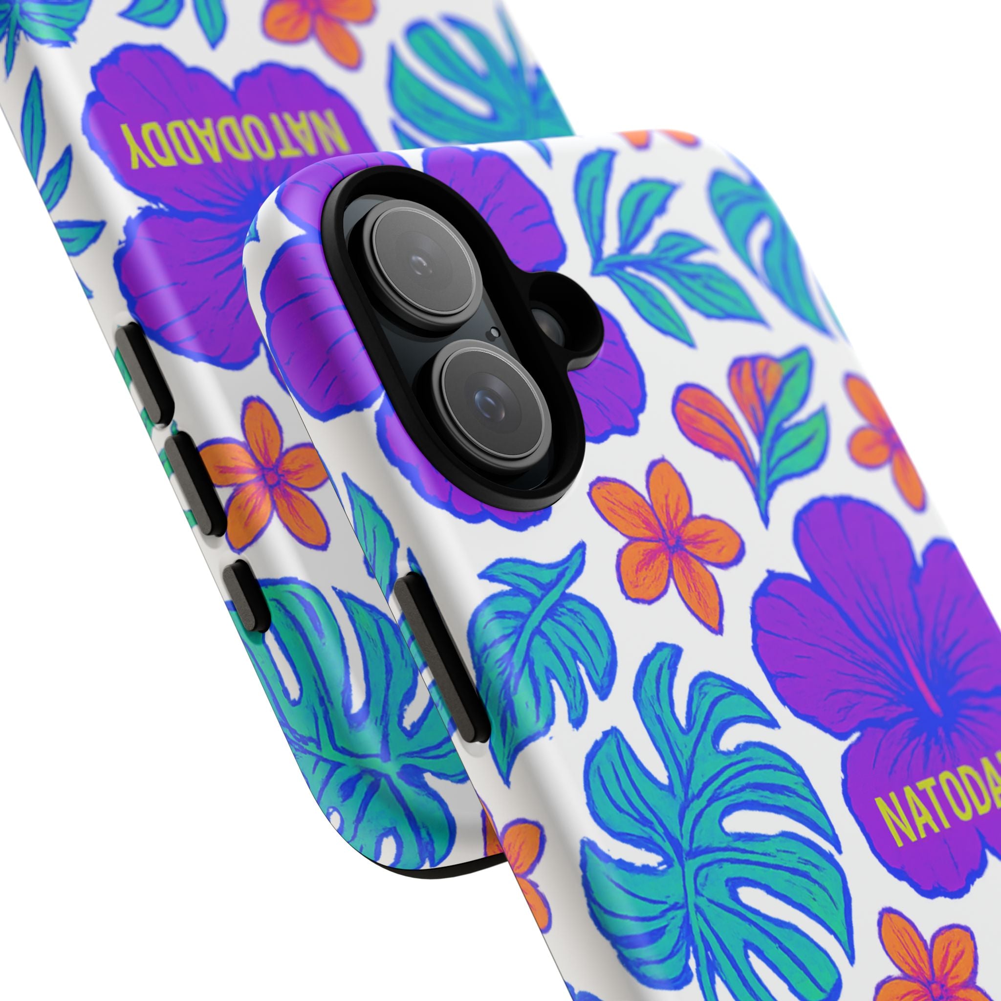 Tropical Phone Case | Tough Cases with Floral Design, Gift for Him/Her, Summer Vibe, Phone Accessory, Cute Design