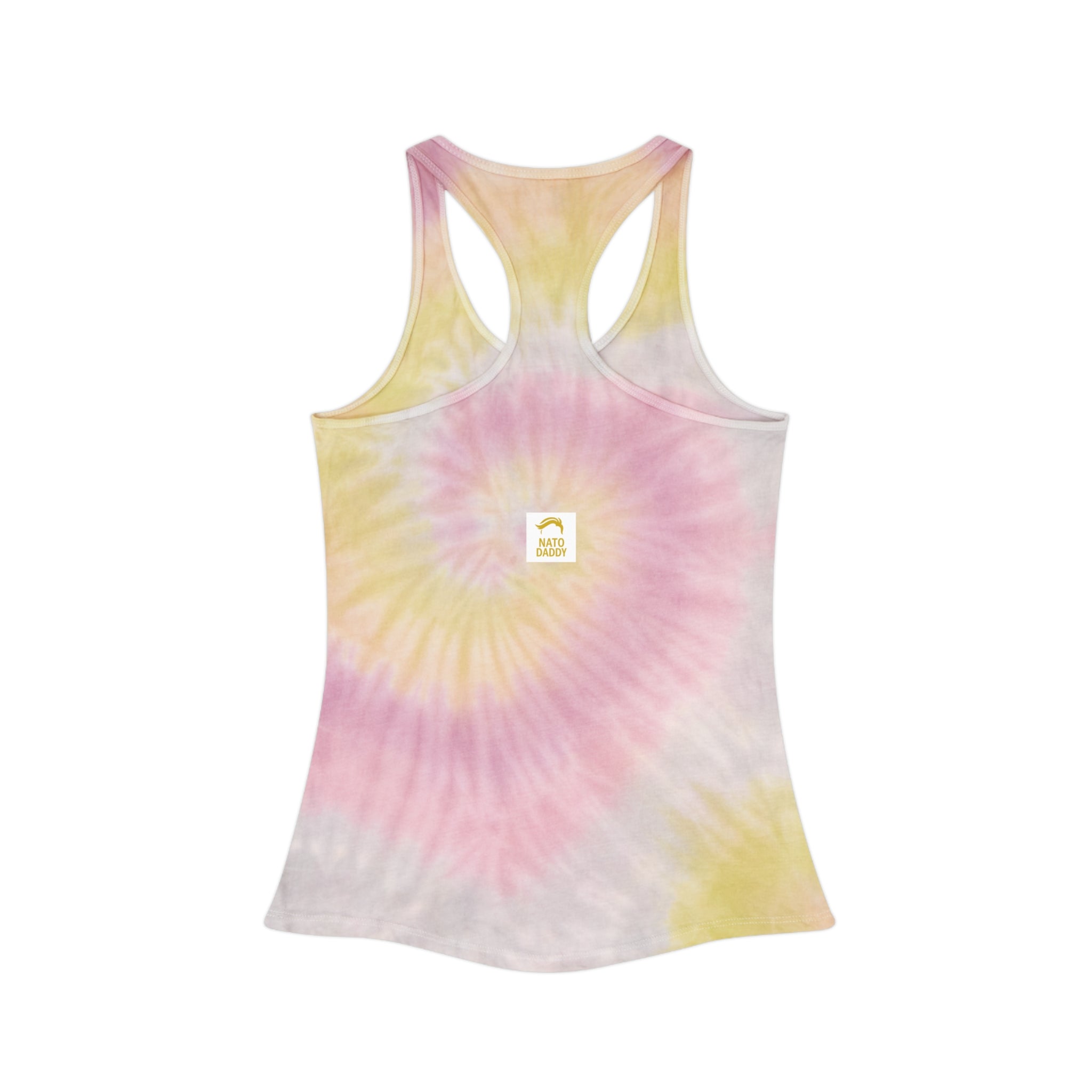 BOOM BOOM BETTY Tie Dye Racerback Tank Top - Summer Vibes, Beachwear, Festival Outfit, Casual Wear, Gift for Her