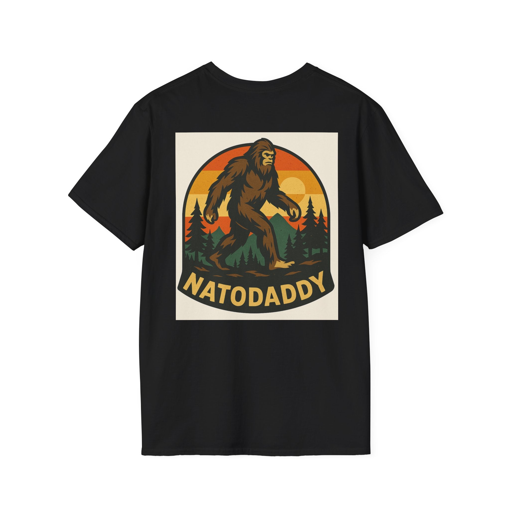 Sasquatch Adventure T-Shirt, Unisex Softstyle Tee for Nature Lovers, Gifts for Dads, Camping Gear, Funny Family Shirt