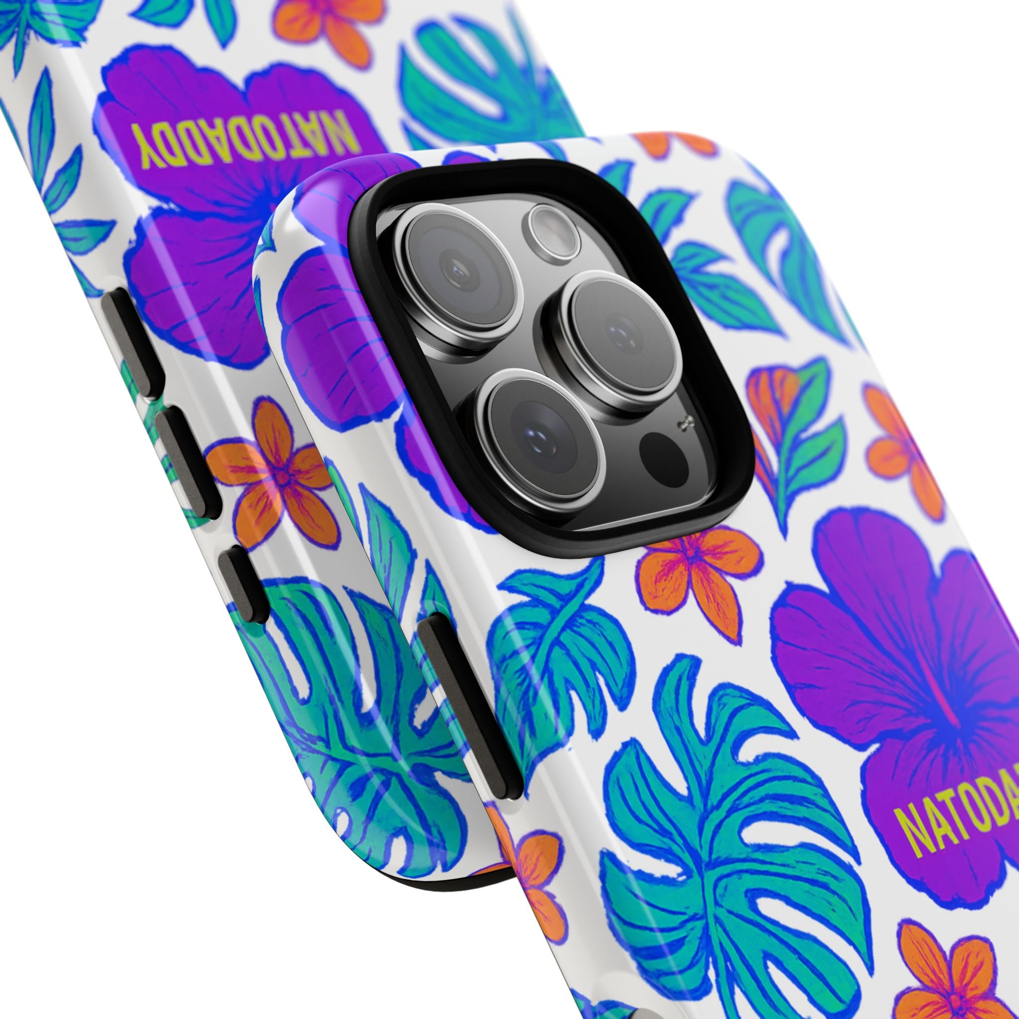 Tropical Phone Case | Tough Cases with Floral Design, Gift for Him/Her, Summer Vibe, Phone Accessory, Cute Design