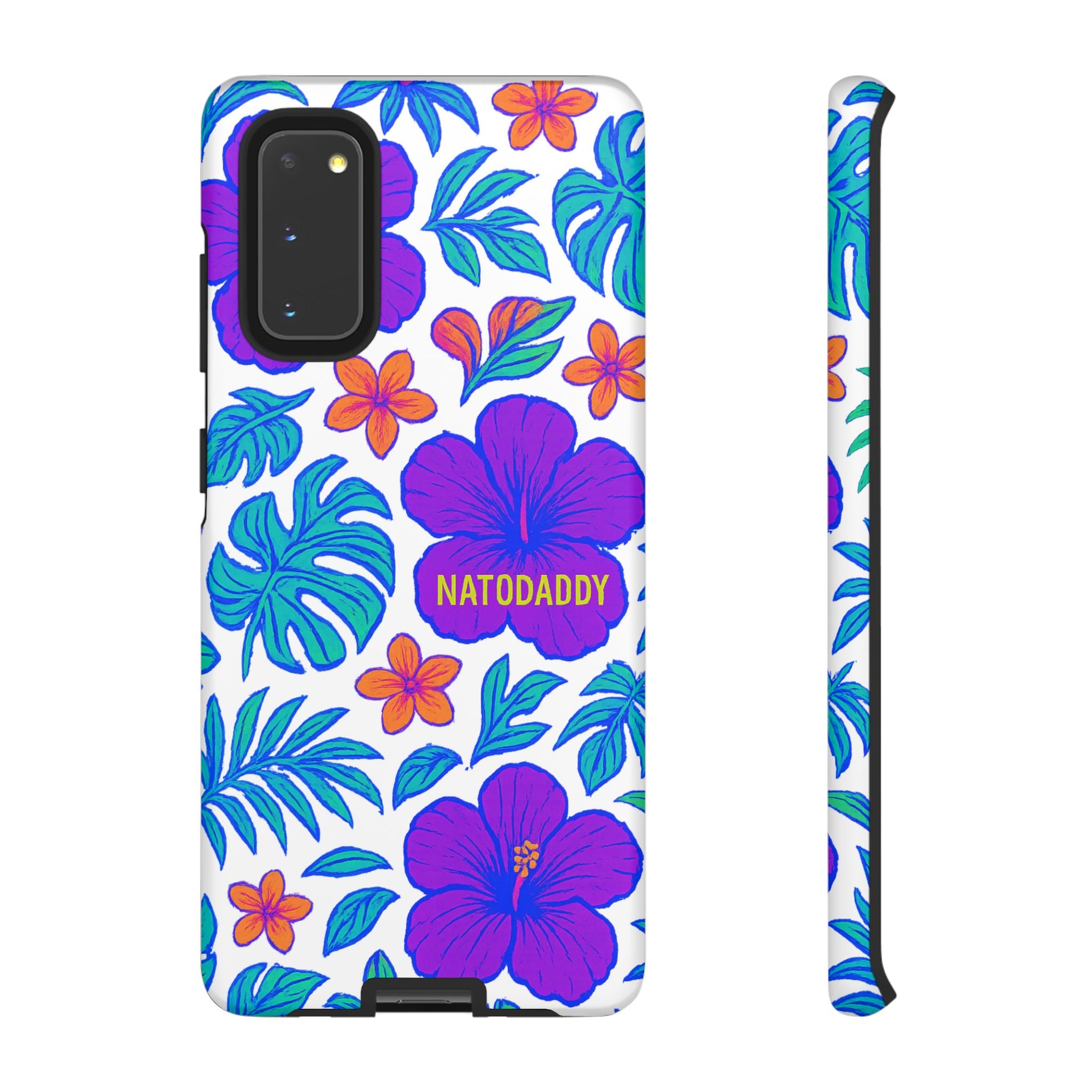 Tropical Phone Case | Tough Cases with Floral Design, Gift for Him/Her, Summer Vibe, Phone Accessory, Cute Design