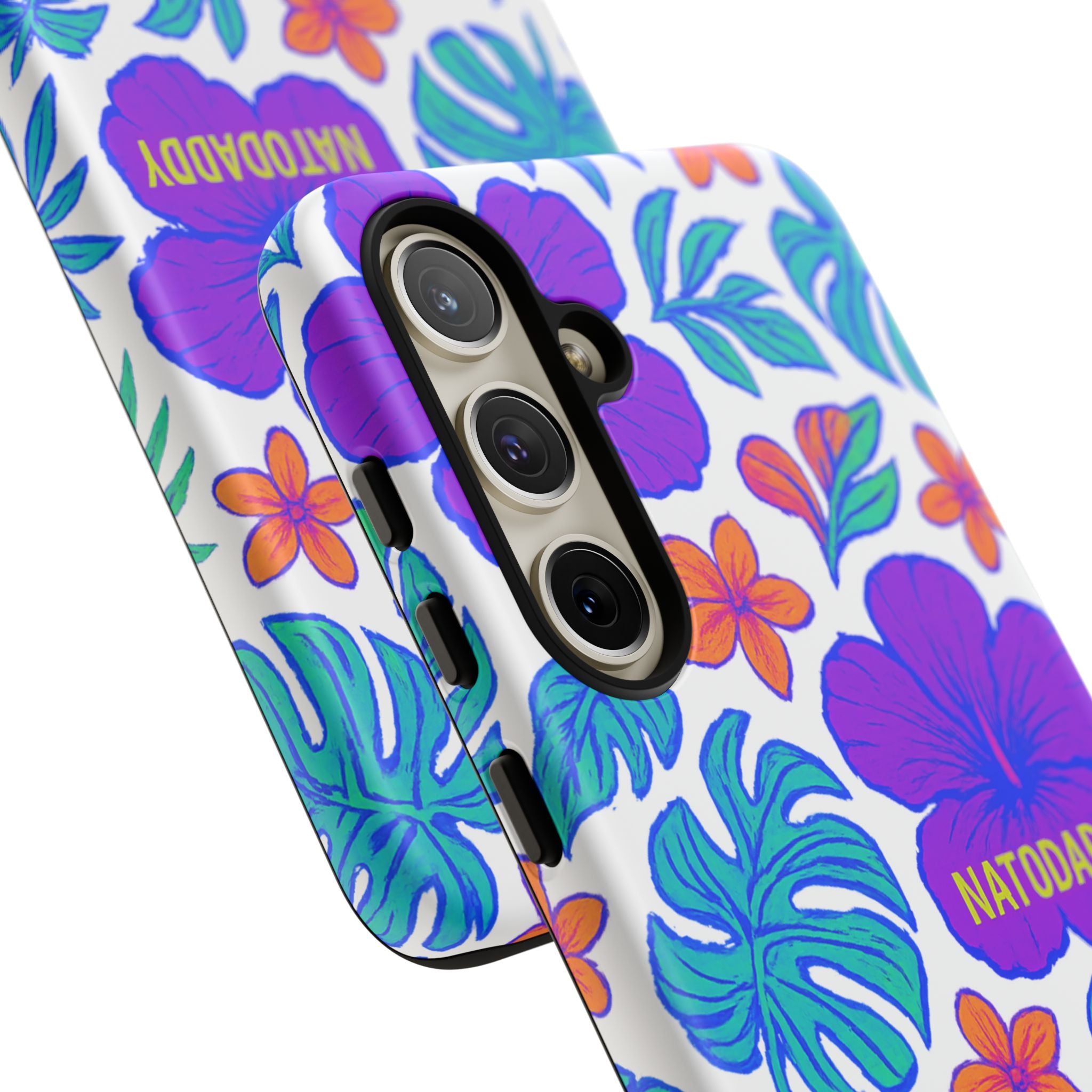 Tropical Phone Case | Tough Cases with Floral Design, Gift for Him/Her, Summer Vibe, Phone Accessory, Cute Design