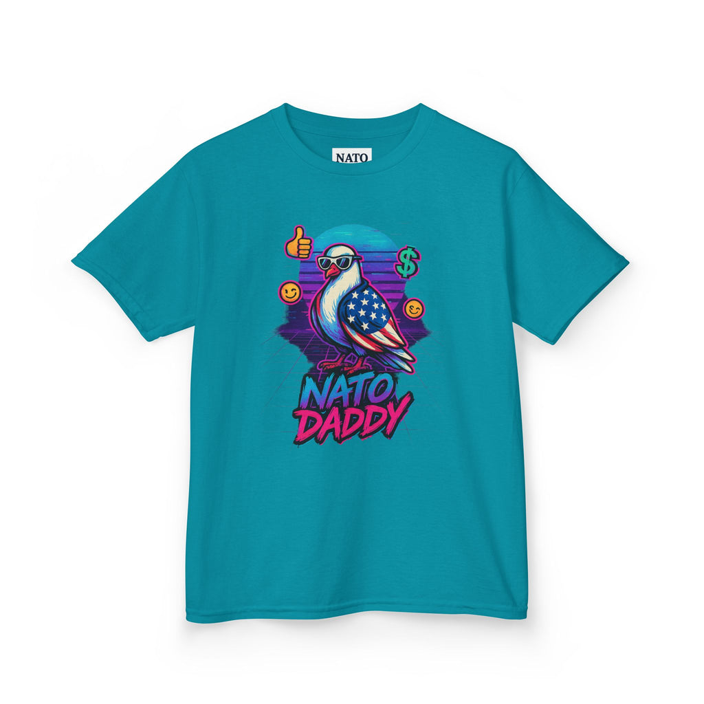 Colorful Kids Heavy Cotton™ Tee - Fun Graphic Tee, Bird Design, Gift for Kids, Casual Wear, Birthday Gift, Summer Outfits