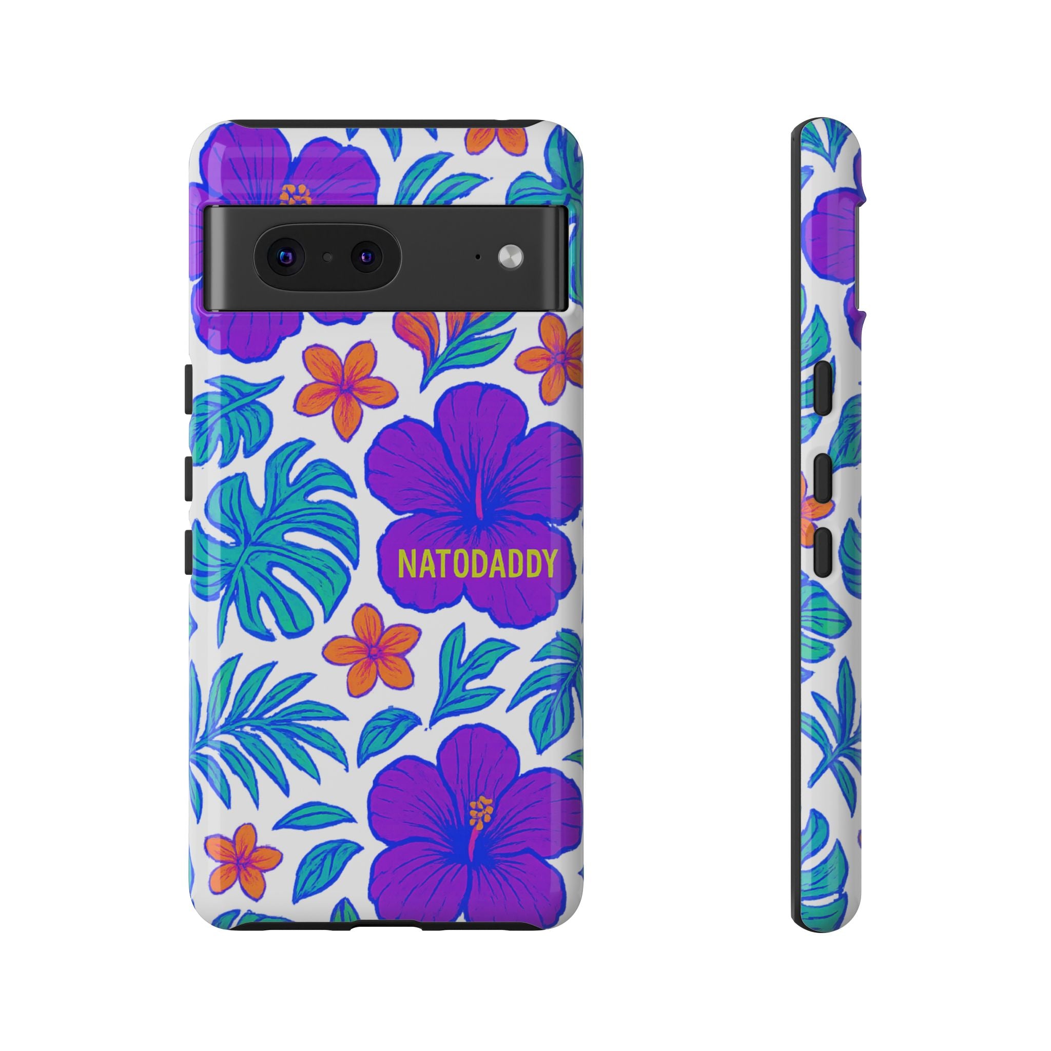 Tropical Phone Case | Tough Cases with Floral Design, Gift for Him/Her, Summer Vibe, Phone Accessory, Cute Design