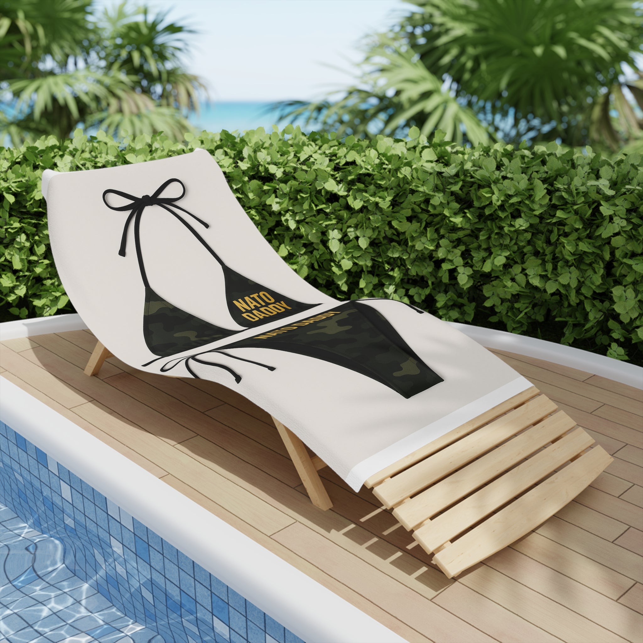 Camo Beach Towel Set - Perfect for Summer, Pool Parties, Family Vacations, Gifts for Dads