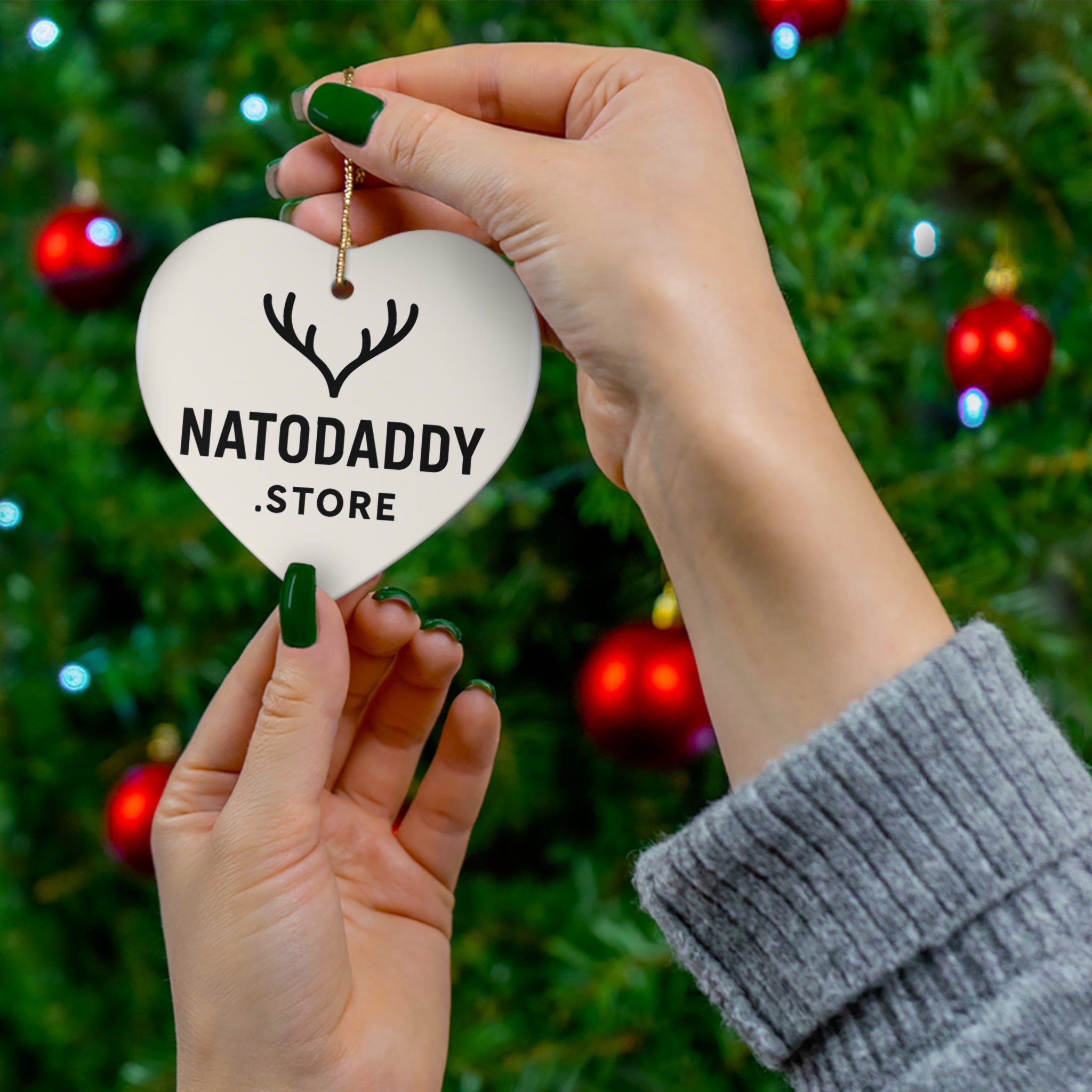 Ceramic Ornament Set - Rustic Holiday Décor, Unique Gifts, Home Decorations, Christmas Tree Ornaments, Personalized Keepsakes