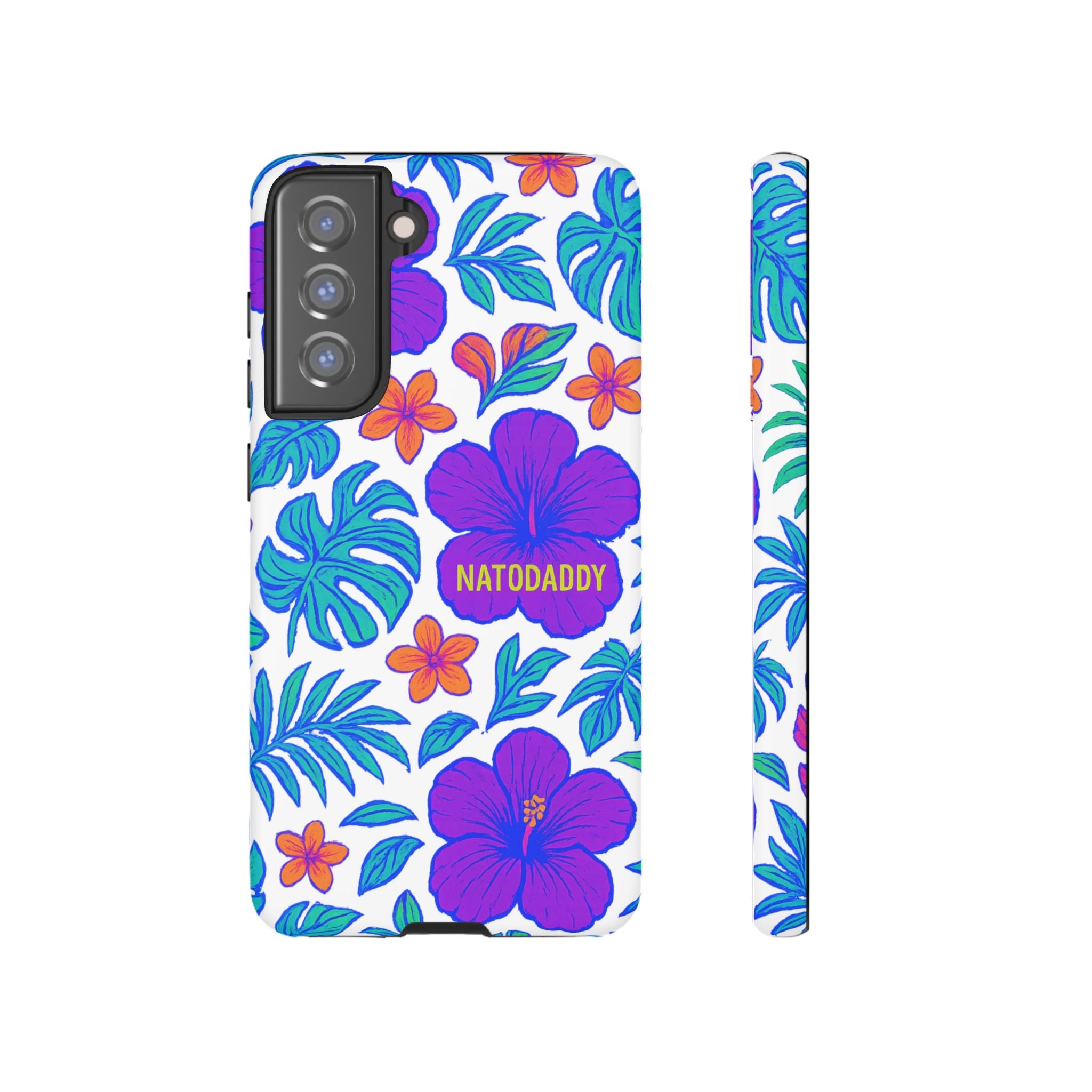 Tropical Phone Case | Tough Cases with Floral Design, Gift for Him/Her, Summer Vibe, Phone Accessory, Cute Design