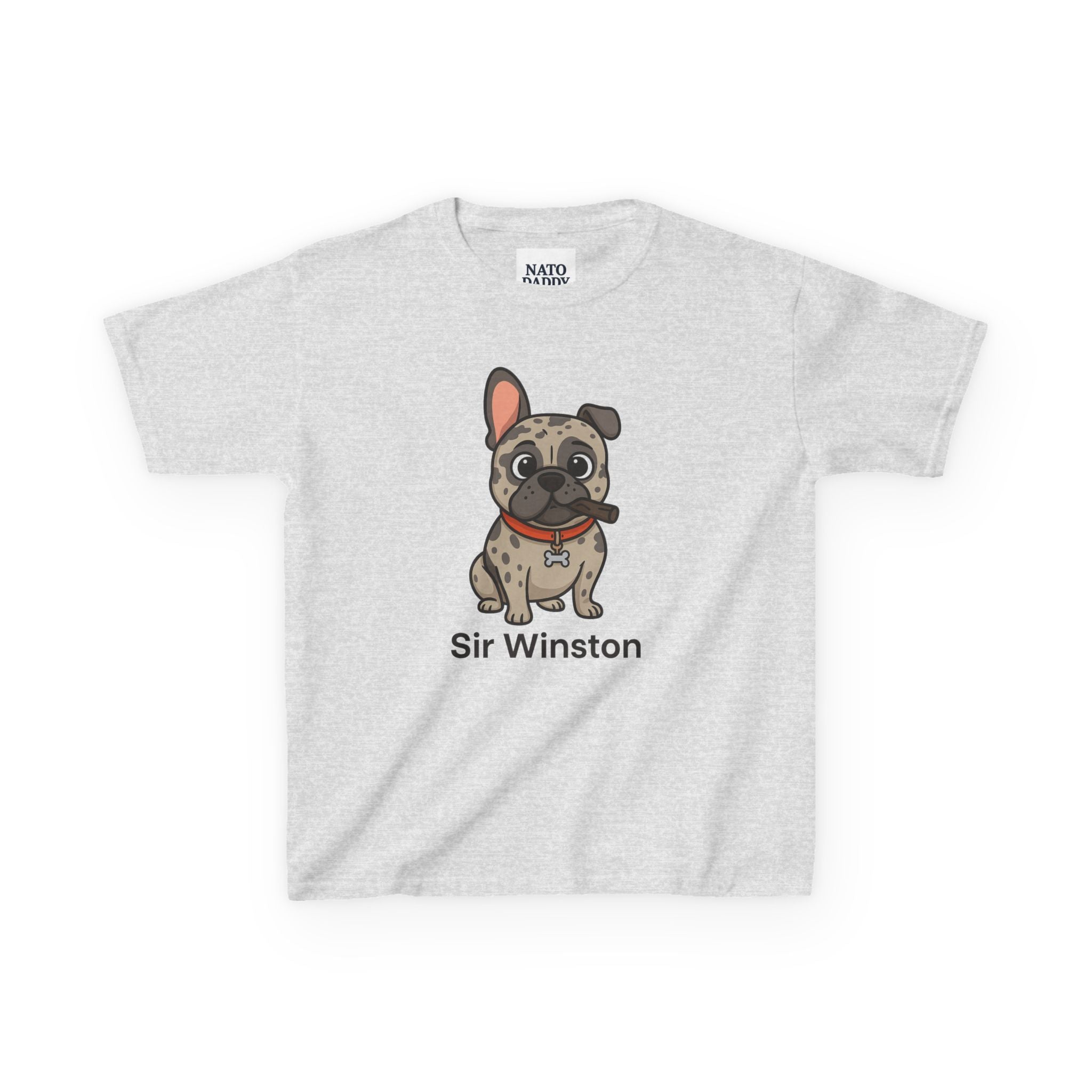 Sir Winston Dog Kids Tee, Cute Dog Shirt, Pet Lover Gift, Fun Casual Wear, Birthday Gift, Animal Lover Apparel