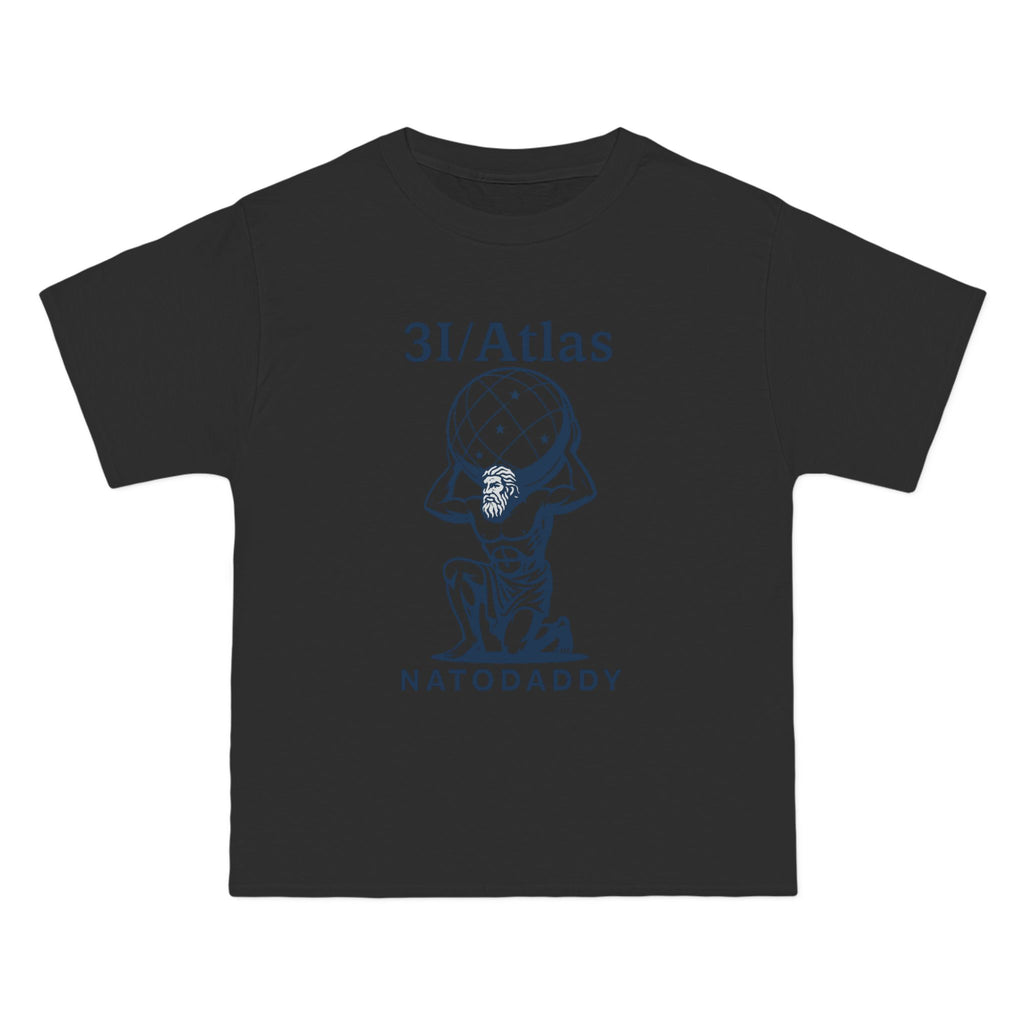 Atlas Daddy T-Shirt, Father's Day Gift, Cartoon Tee, Unique Dads Apparel, Fun Gift for Fathers, Summer Style, Comfy Casual Wear