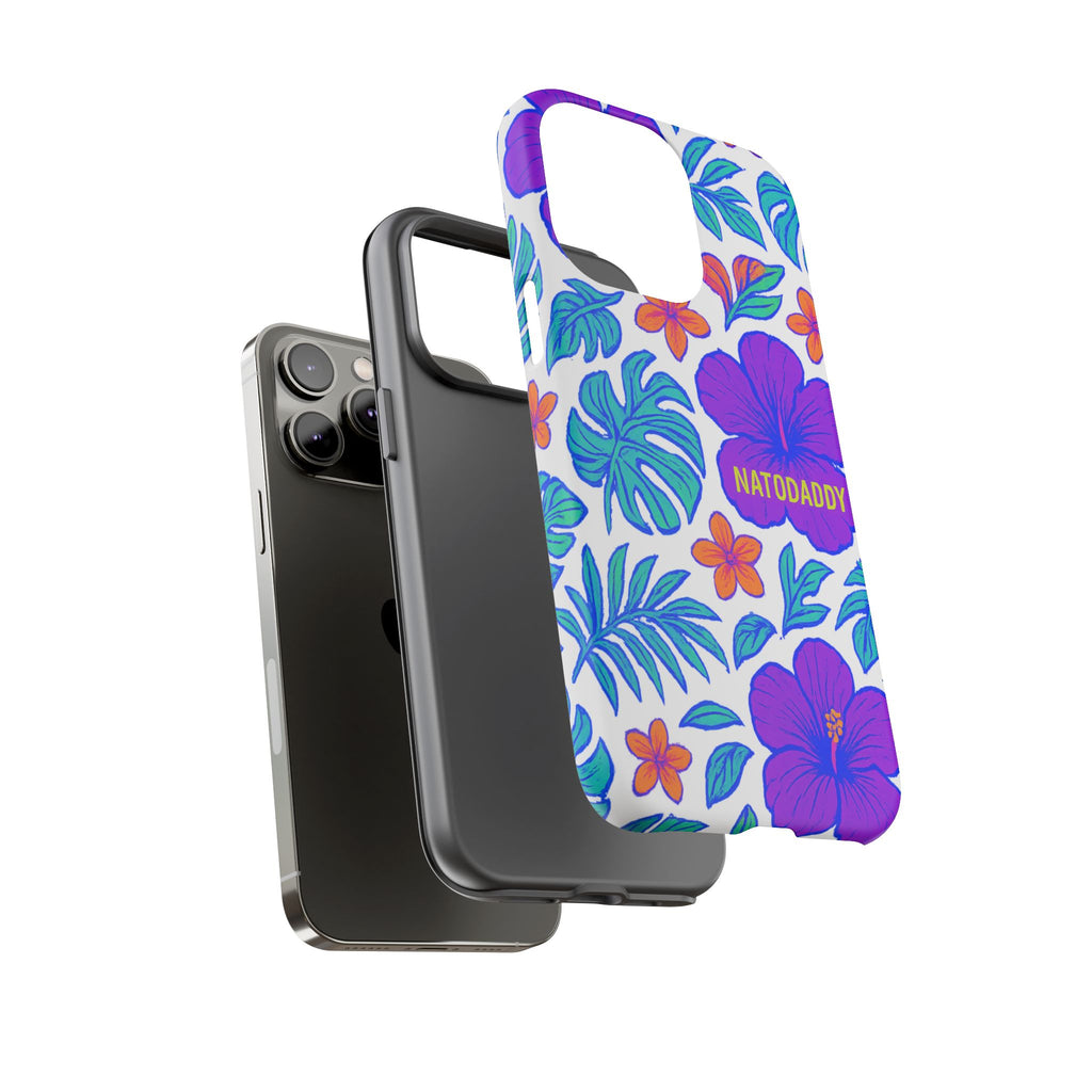 Tropical Phone Case | Tough Cases with Floral Design, Gift for Him/Her, Summer Vibe, Phone Accessory, Cute Design