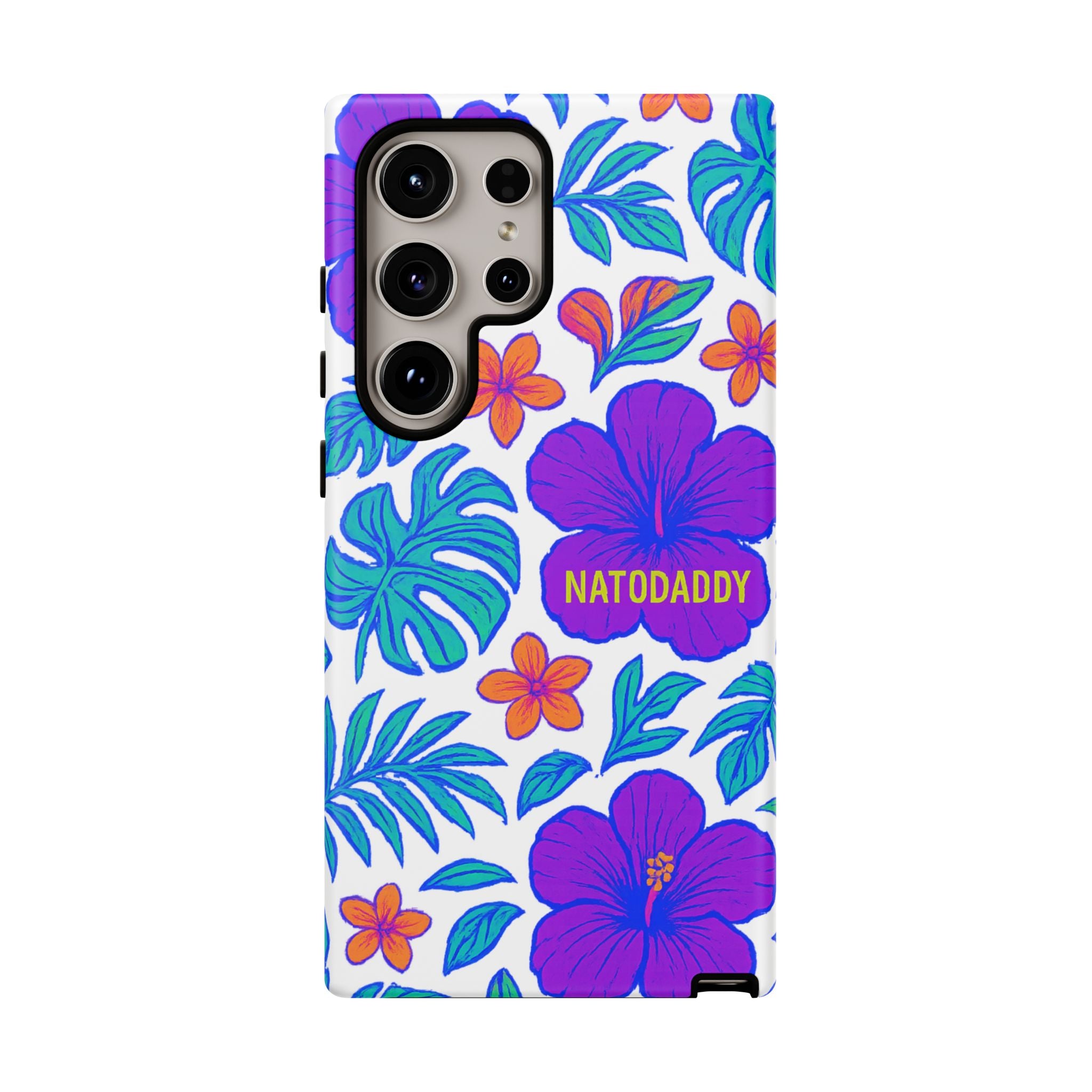 Tropical Phone Case | Tough Cases with Floral Design, Gift for Him/Her, Summer Vibe, Phone Accessory, Cute Design