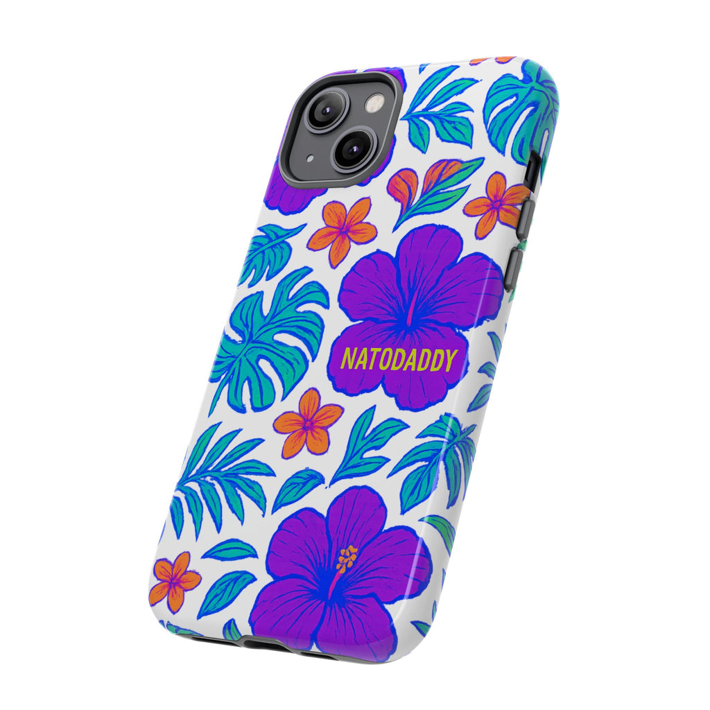 Tropical Phone Case | Tough Cases with Floral Design, Gift for Him/Her, Summer Vibe, Phone Accessory, Cute Design