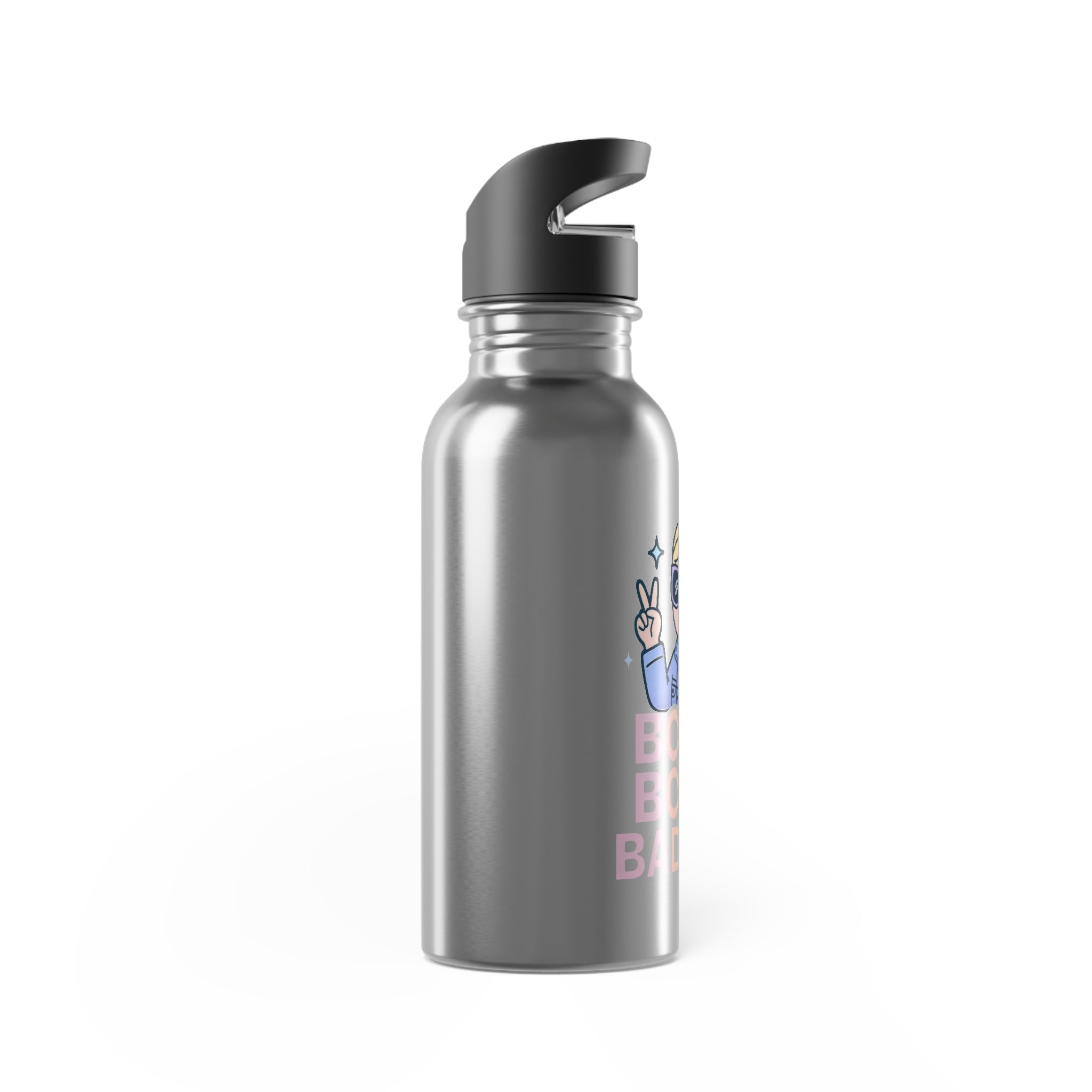 Youthful Vibes Stainless Steel Water Bottle, Eco-Friendly Drinkware, Perfect for Kids, Gym, School, and Outdoor Adventures