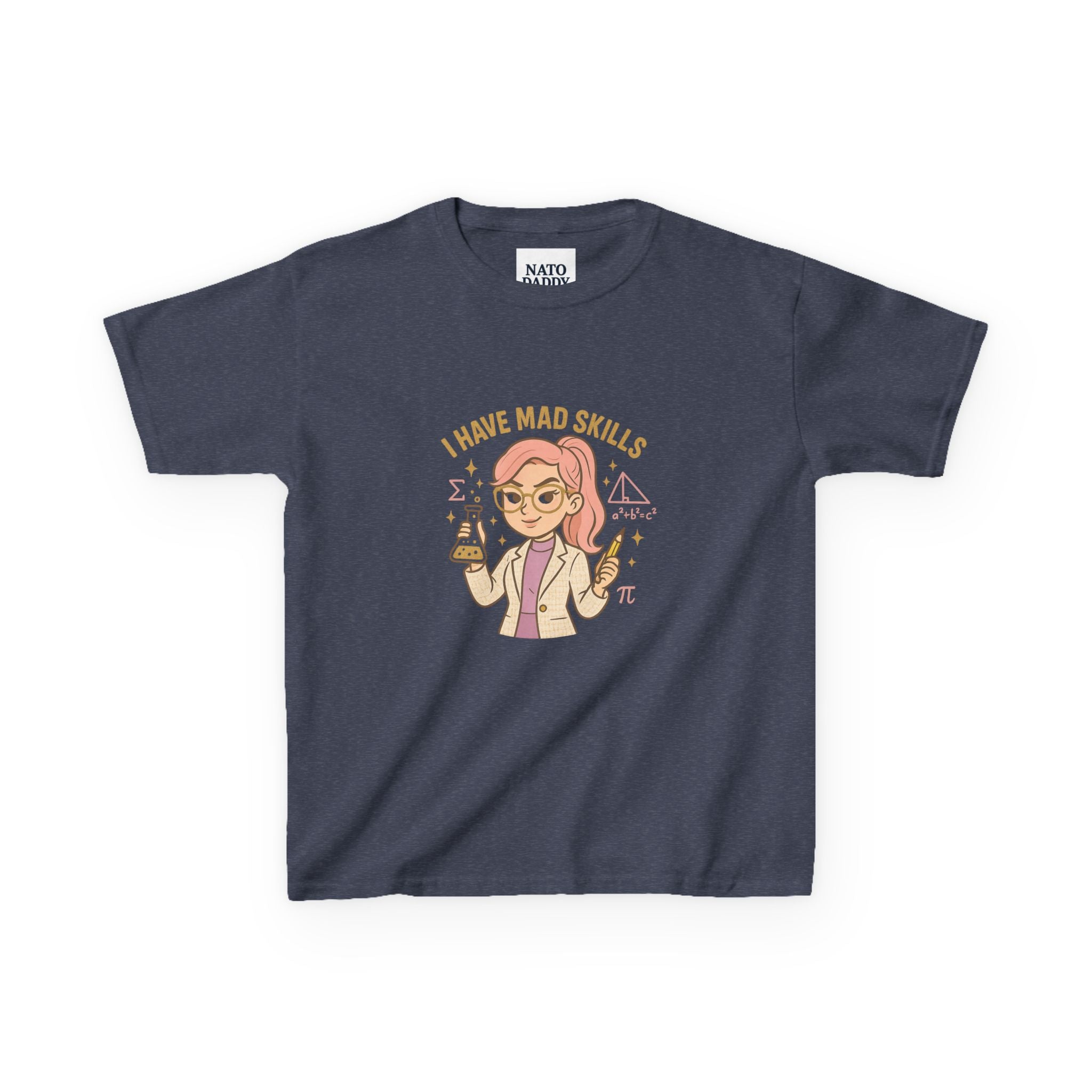 Kids Science Tee - 'I Have Mad Skills', Fun Kids Shirt for STEM Lovers, Perfect for School or Birthdays, Gift for Young Innovators, [...]