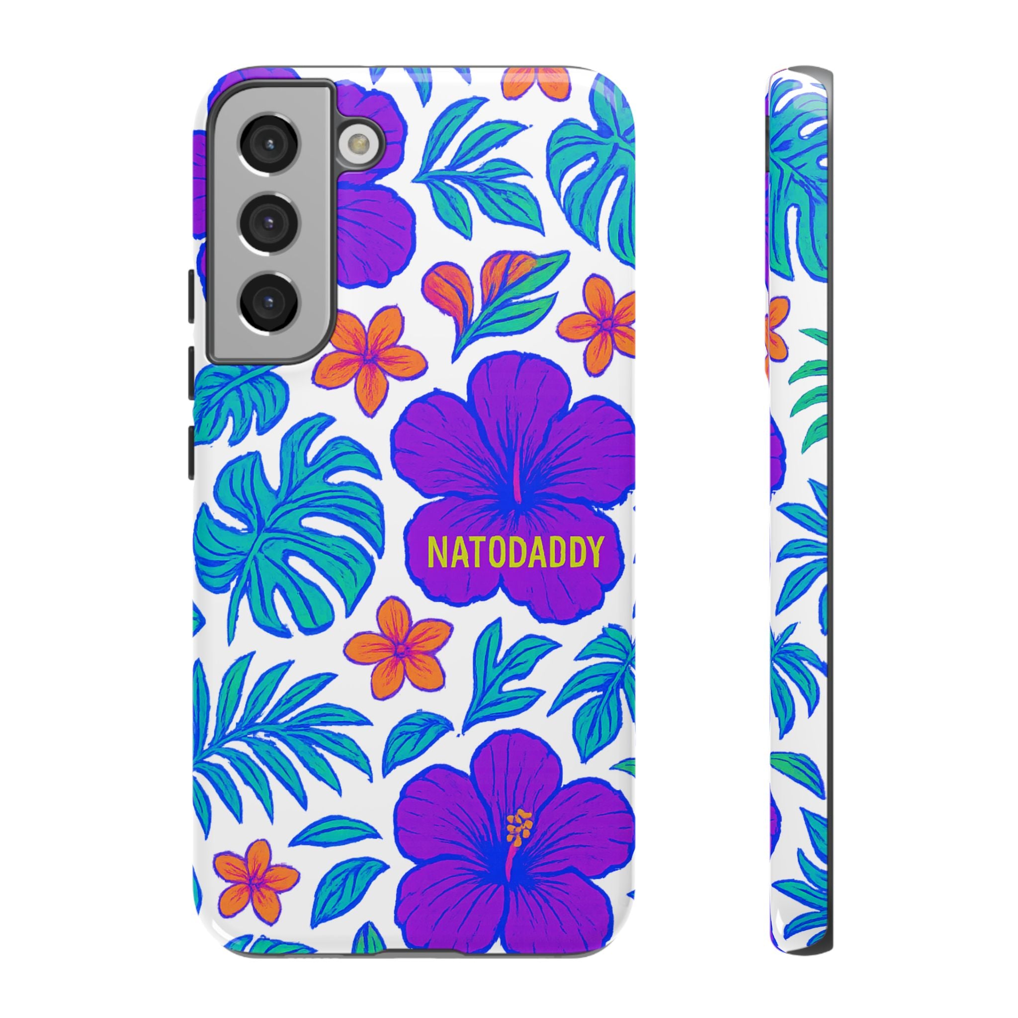 Tropical Phone Case | Tough Cases with Floral Design, Gift for Him/Her, Summer Vibe, Phone Accessory, Cute Design