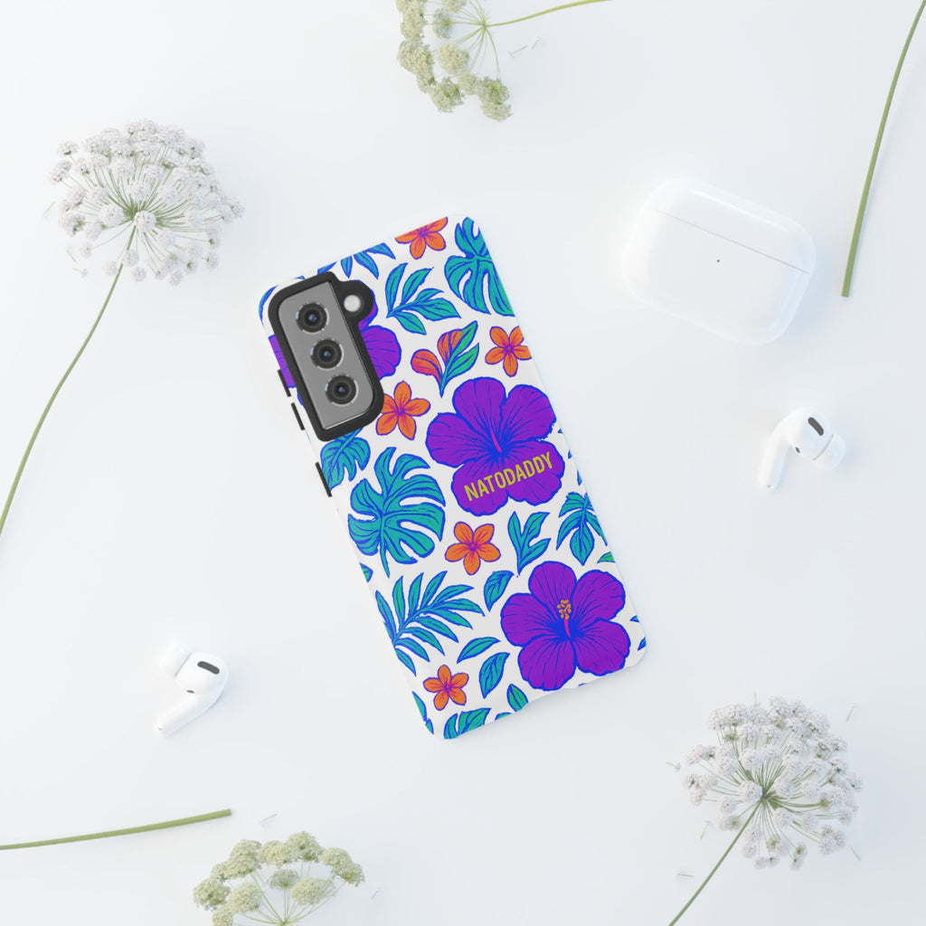 Tropical Phone Case | Tough Cases with Floral Design, Gift for Him/Her, Summer Vibe, Phone Accessory, Cute Design