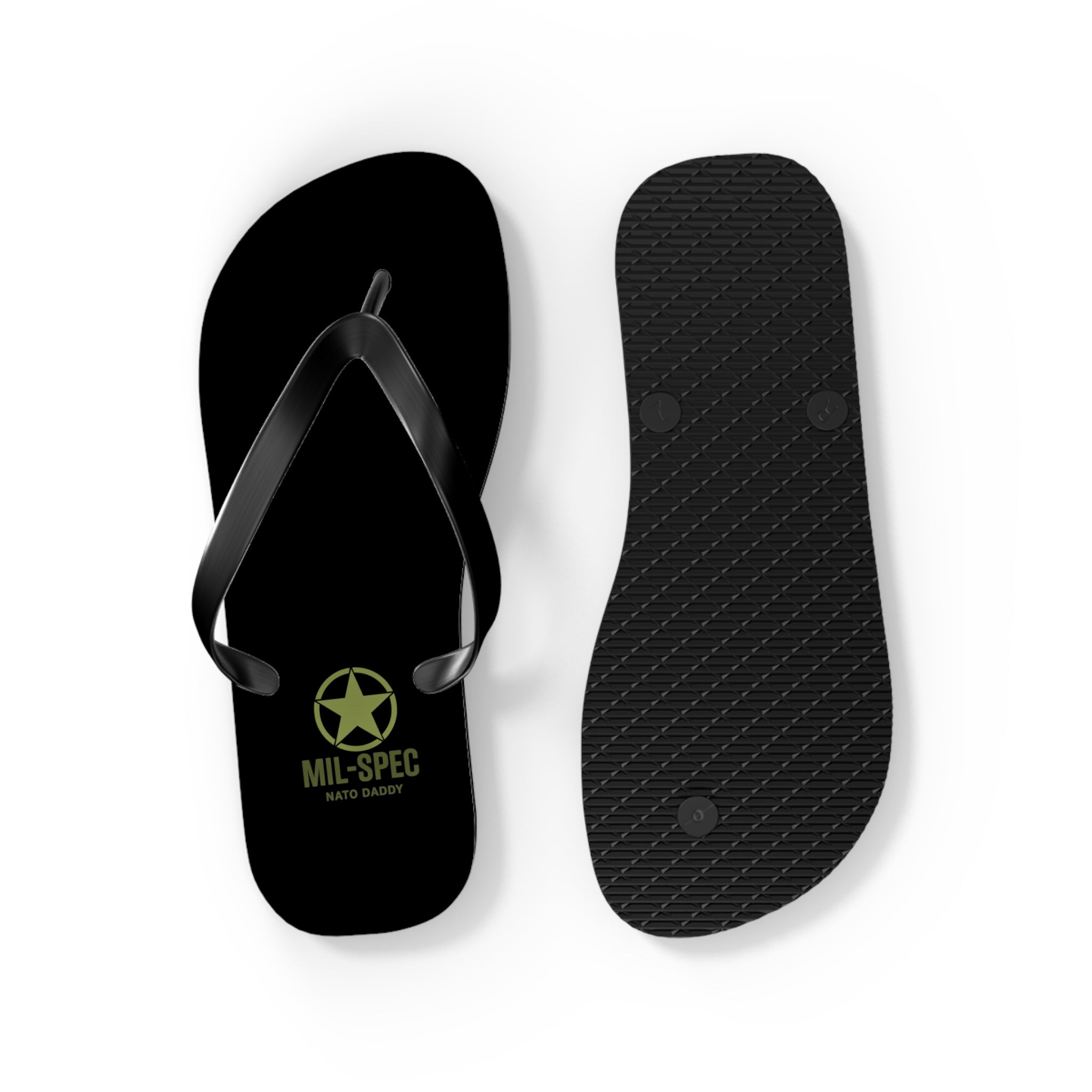 Men's Military-Inspired Flip Flops, Casual Beach Footwear, Outdoor Slippers, Summer Sandals, Customized Summer Style