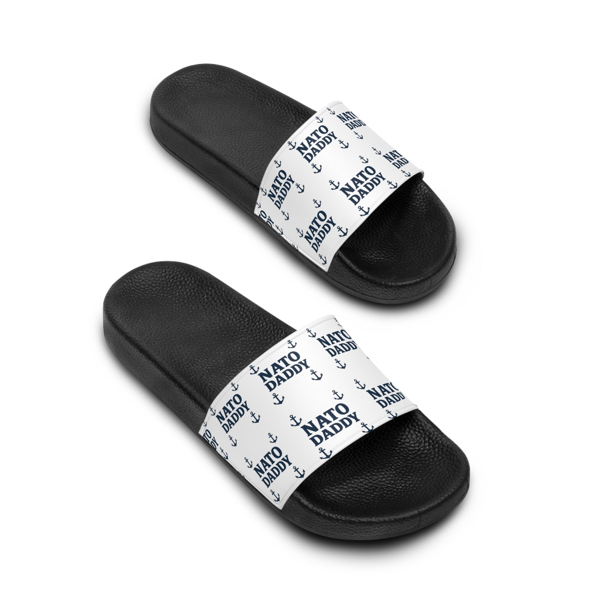 Stylish Men's Slide Sandals for Summer, Perfect for Relaxation, Beach Days, Gifts for Dads and Grads, Nautical Vibe, Casual Footwear