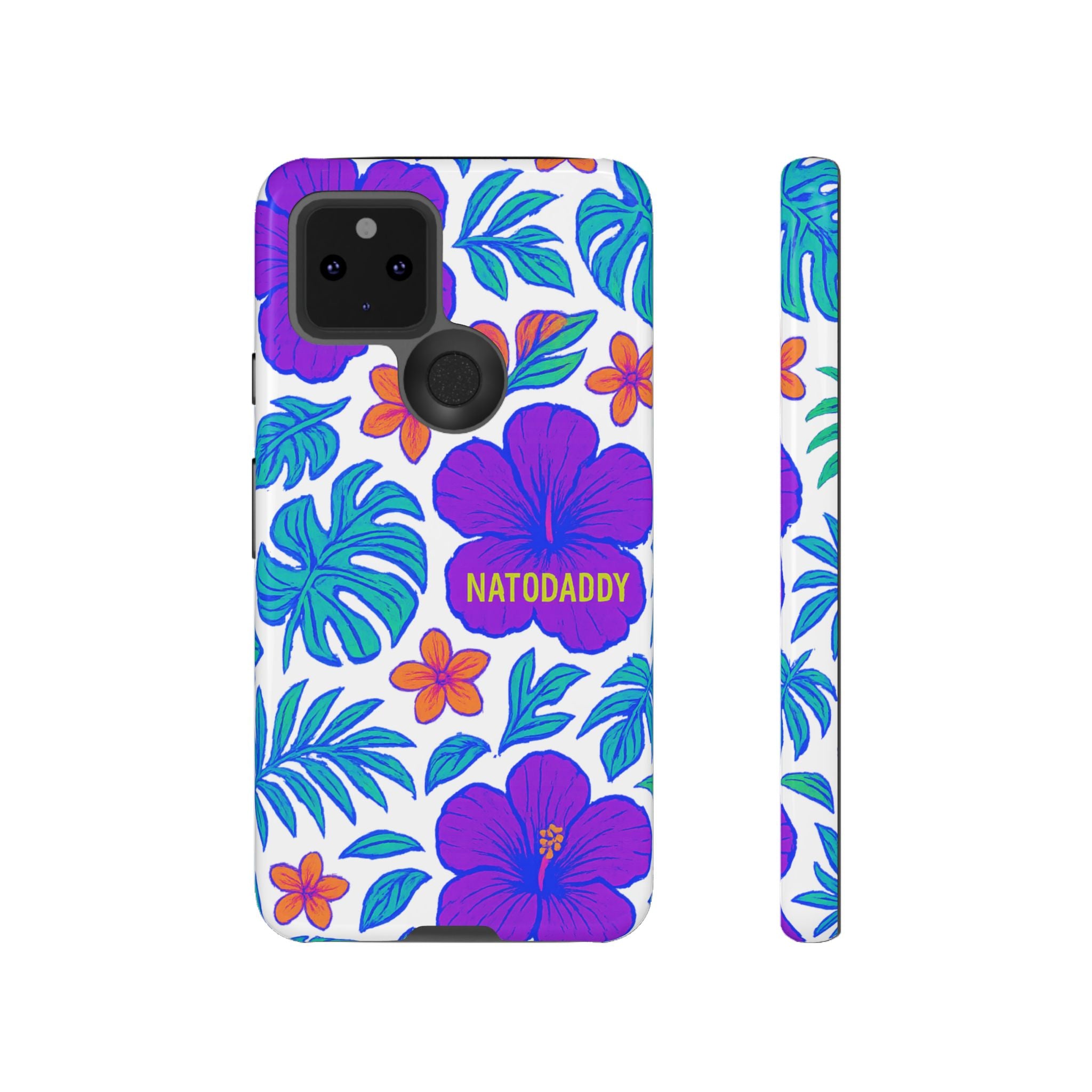 Tropical Phone Case | Tough Cases with Floral Design, Gift for Him/Her, Summer Vibe, Phone Accessory, Cute Design