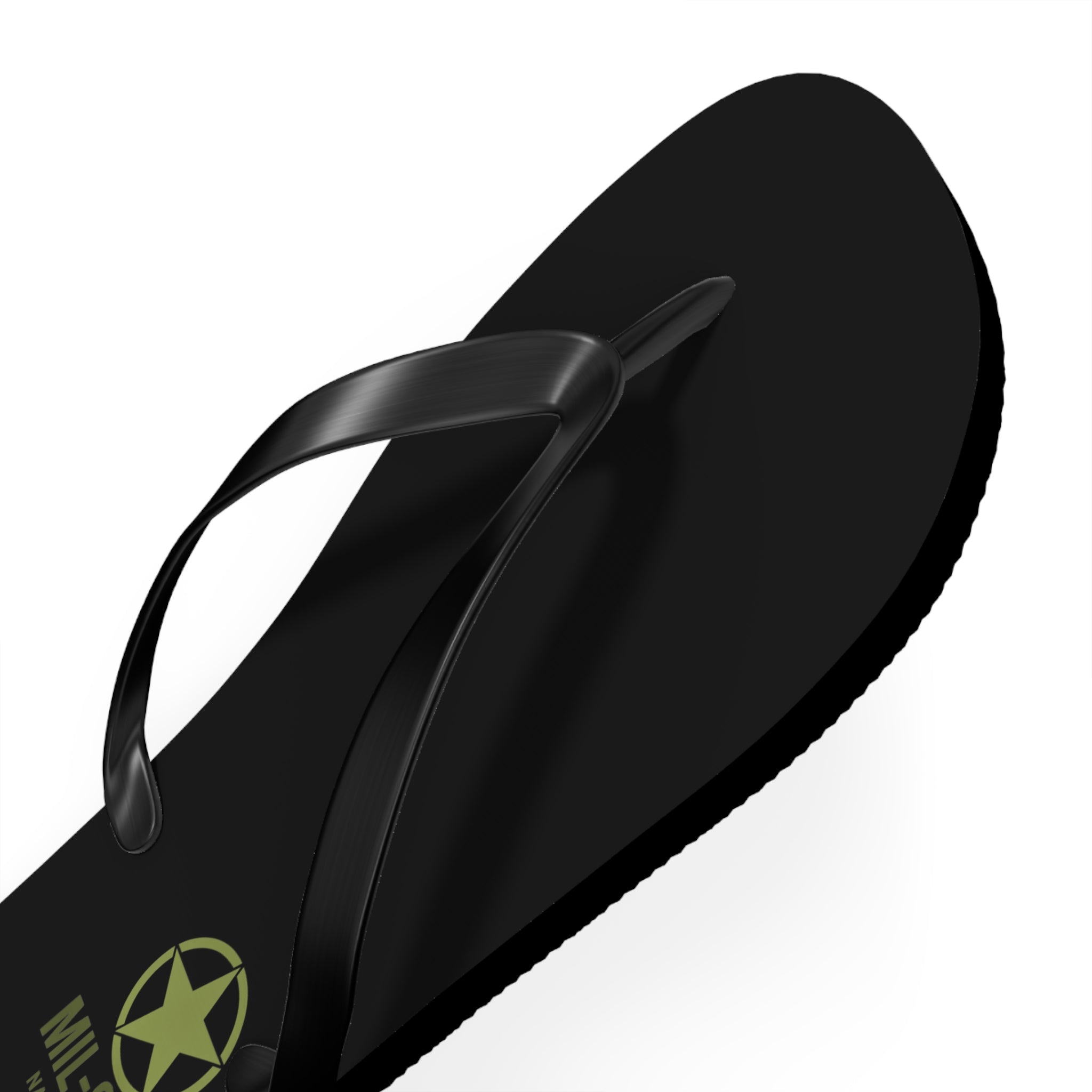 Men's Military-Inspired Flip Flops, Casual Beach Footwear, Outdoor Slippers, Summer Sandals, Customized Summer Style
