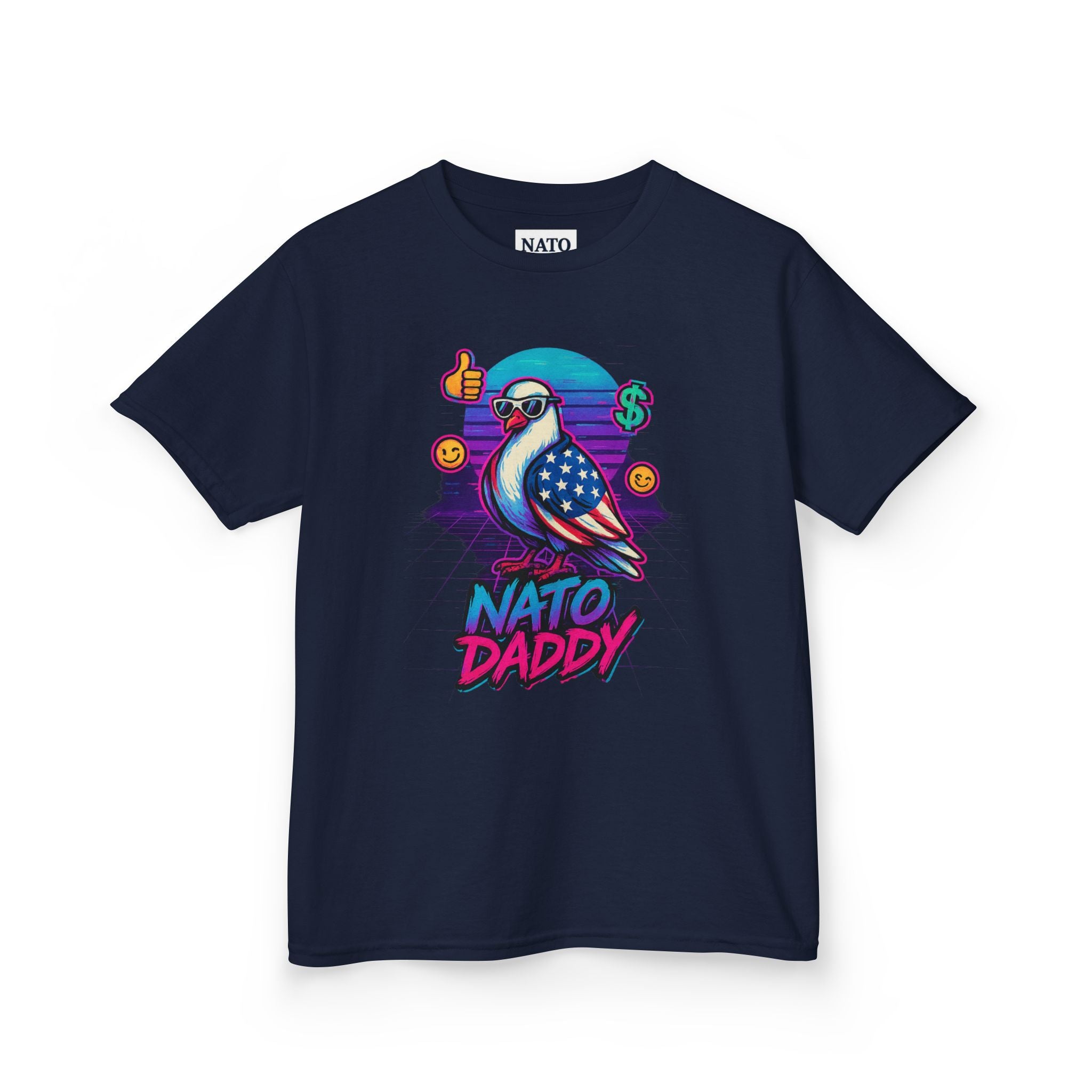 Colorful Kids Heavy Cotton™ Tee - Fun Graphic Tee, Bird Design, Gift for Kids, Casual Wear, Birthday Gift, Summer Outfits