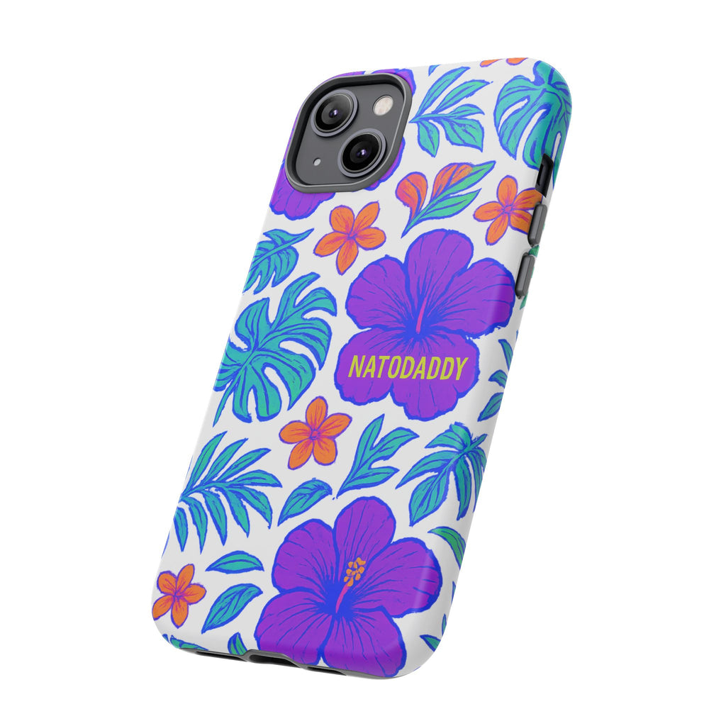 Tropical Phone Case | Tough Cases with Floral Design, Gift for Him/Her, Summer Vibe, Phone Accessory, Cute Design