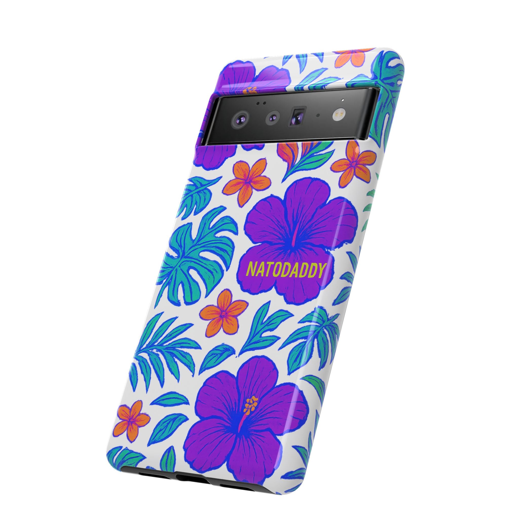 Tropical Phone Case | Tough Cases with Floral Design, Gift for Him/Her, Summer Vibe, Phone Accessory, Cute Design