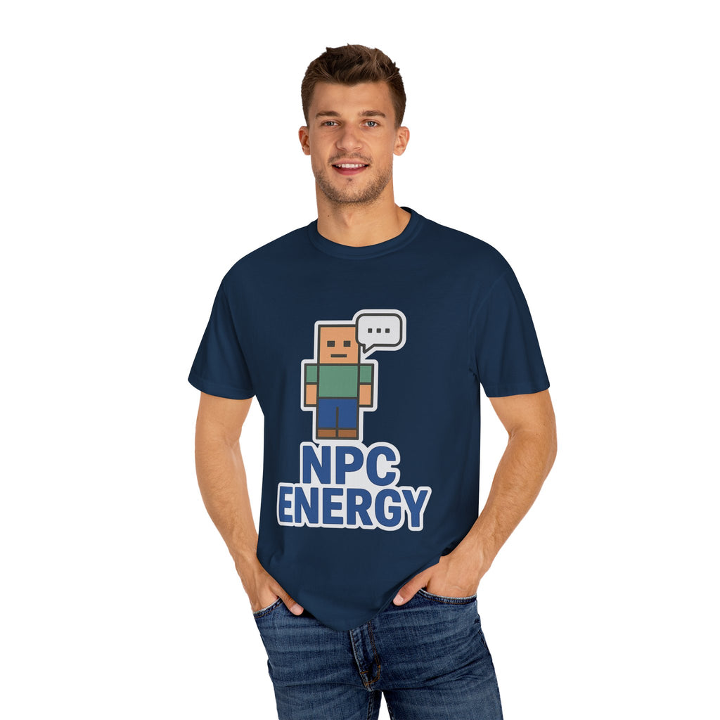 Unisex NPC Energy T-Shirt, Gamer Tee, Perfect Gift for Gamers, Casual Wear, Fun Video Game Apparel