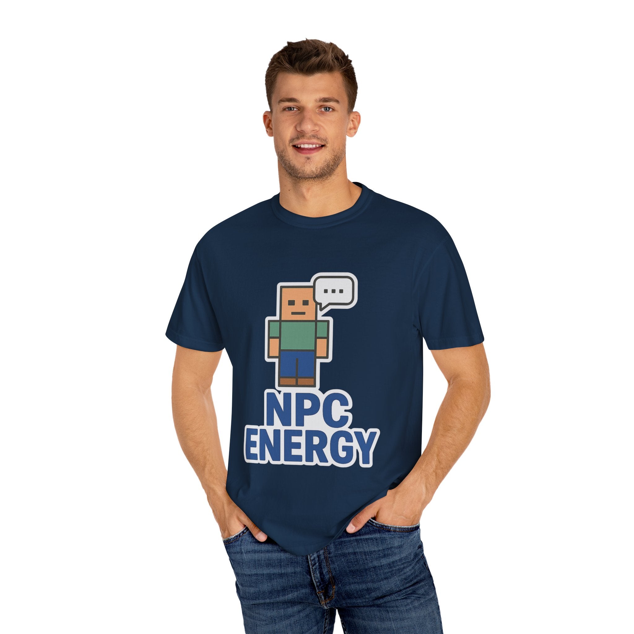Unisex NPC Energy T-Shirt, Gamer Tee, Perfect Gift for Gamers, Casual Wear, Fun Video Game Apparel
