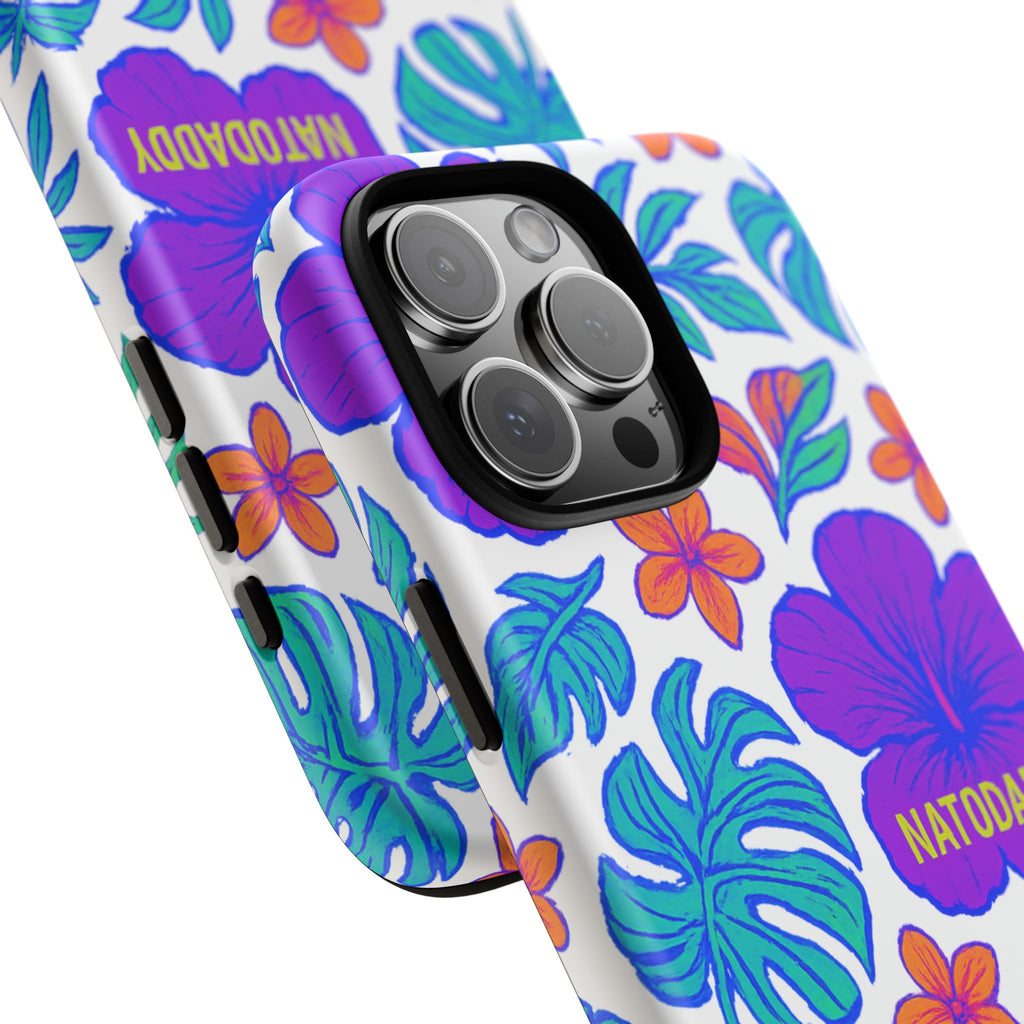 Tropical Phone Case | Tough Cases with Floral Design, Gift for Him/Her, Summer Vibe, Phone Accessory, Cute Design