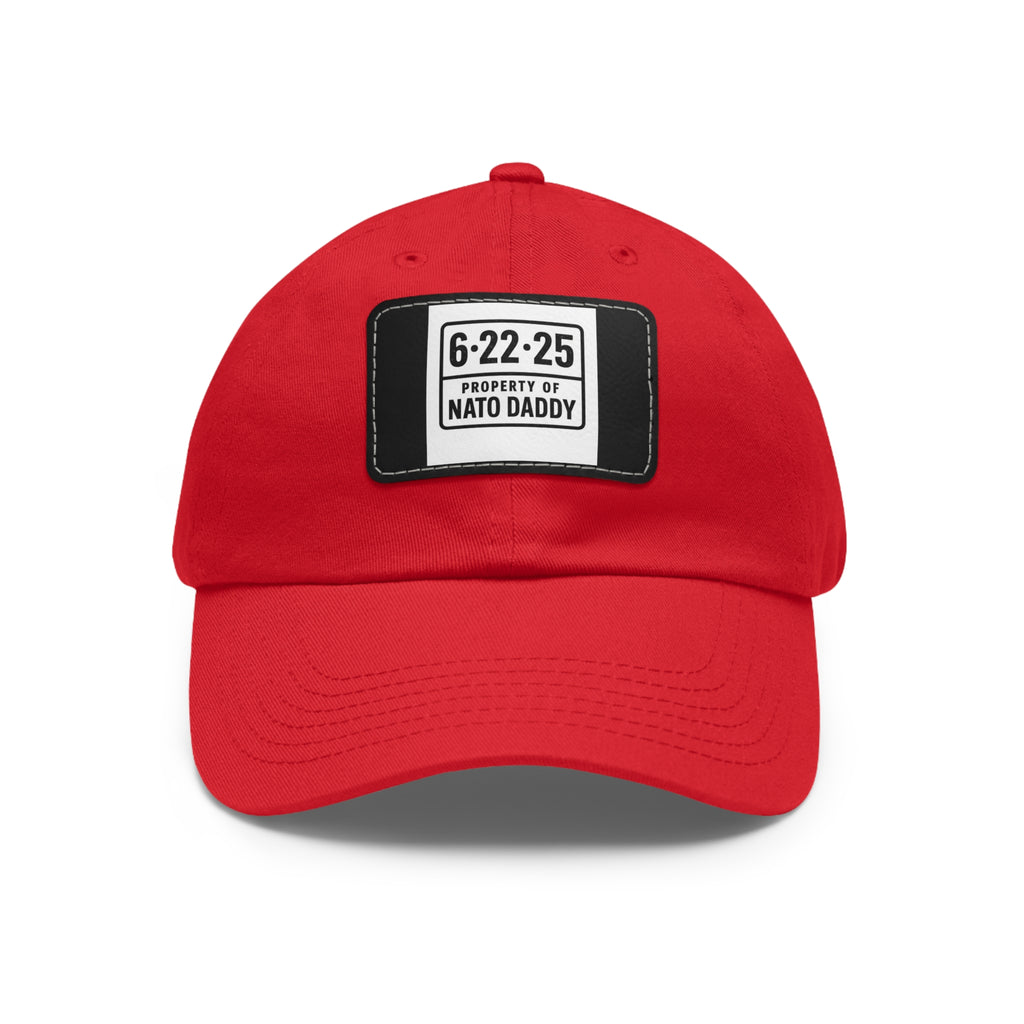 Dad Hat with Leather Patch | Personalized Gift for Dads, Birthday Hat, Outdoor Cap, Father’s Day Gift, Casual Style