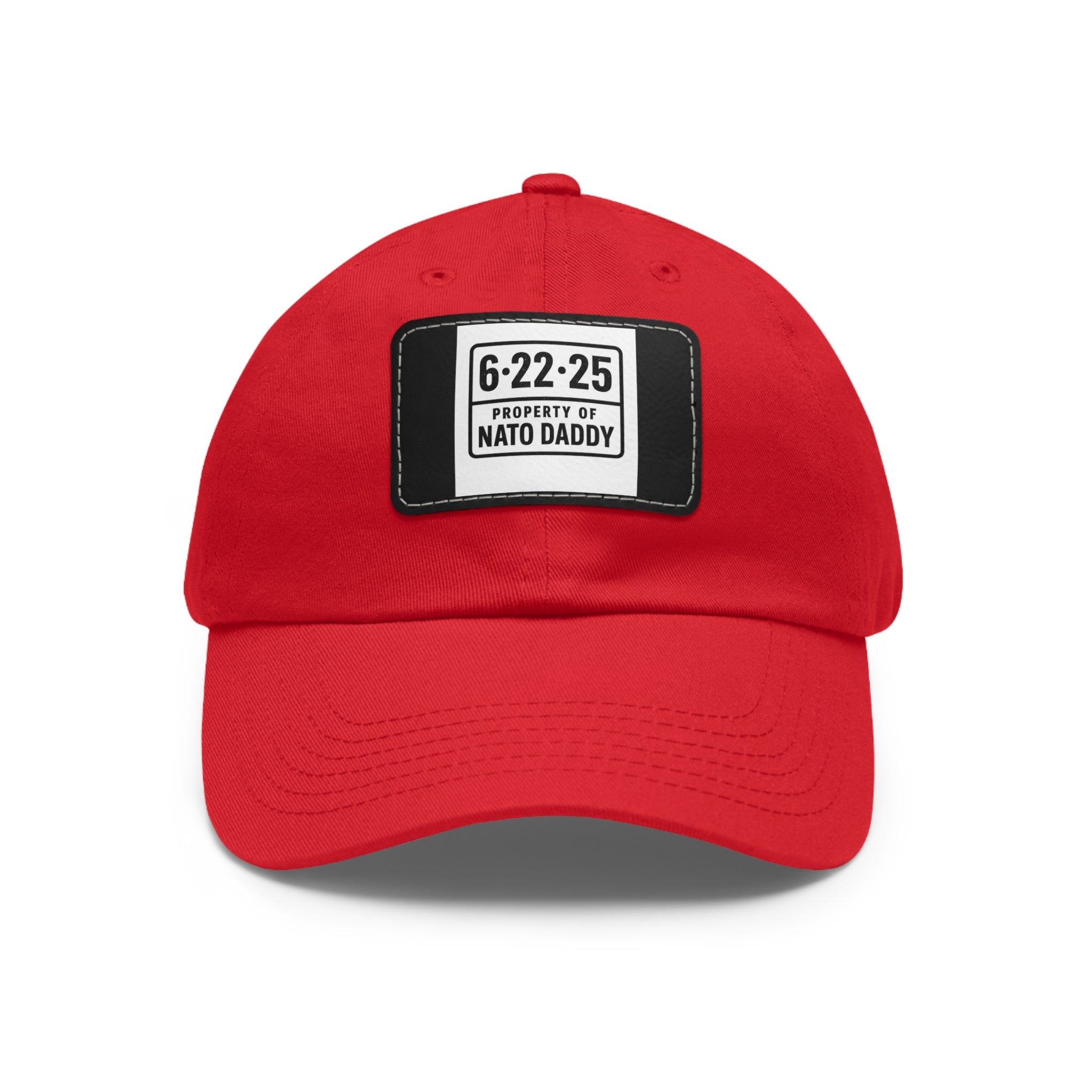 Dad Hat with Leather Patch | Personalized Gift for Dads, Birthday Hat, Outdoor Cap, Father’s Day Gift, Casual Style