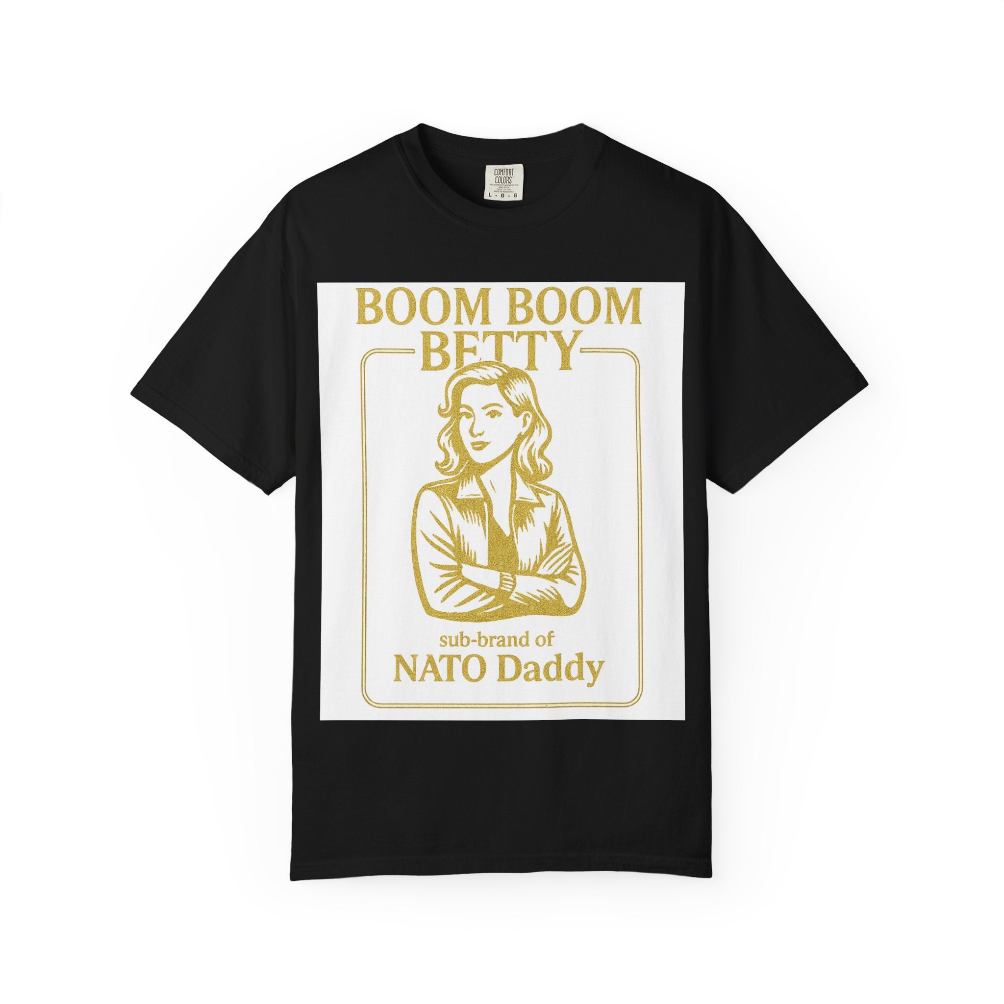Boom Boom Betty Unisex T-Shirt, Funny Graphic Tee, Gift for Dads, Quirky Casual Wear, Unique Father's Day Present, Humor Shirt