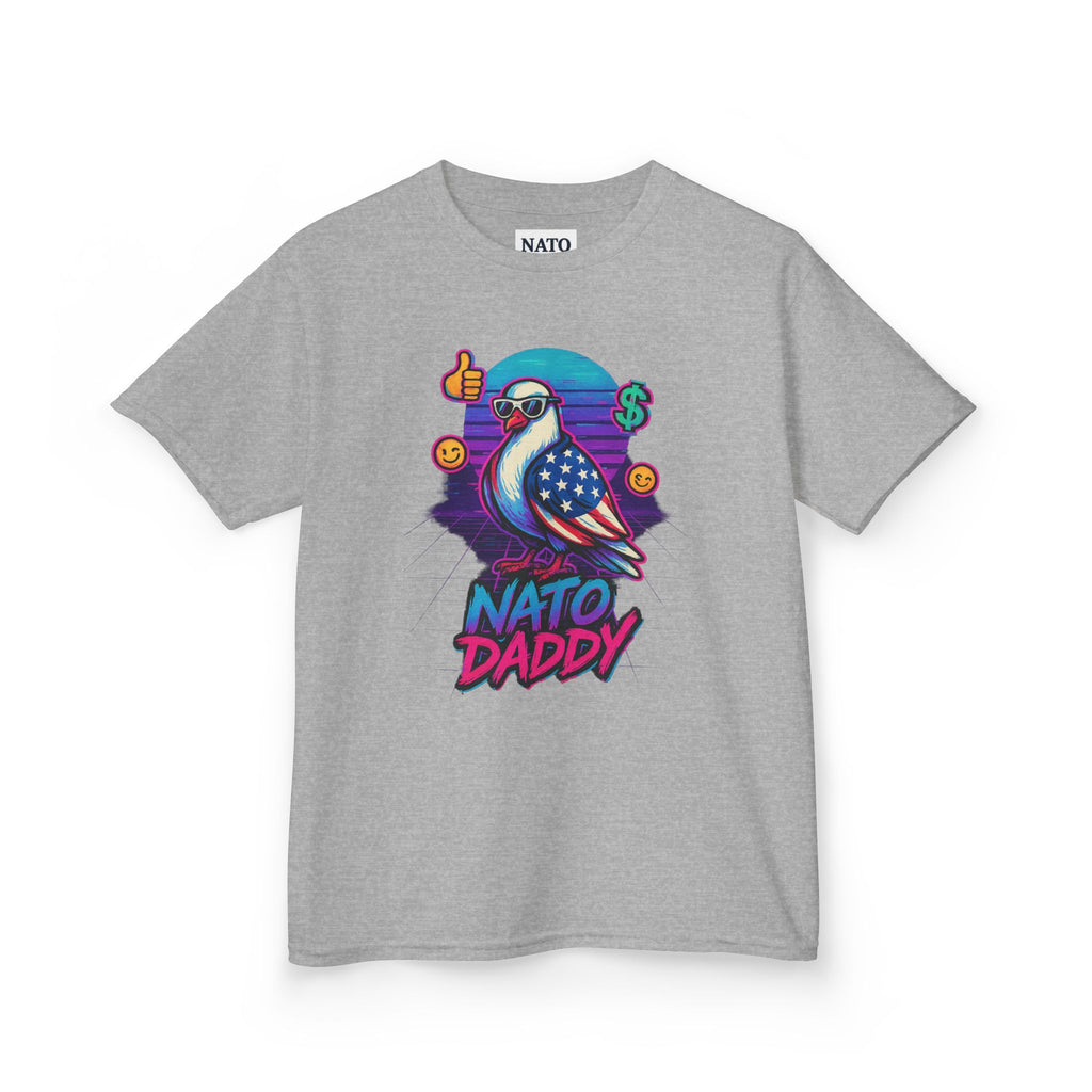 Colorful Kids Heavy Cotton™ Tee - Fun Graphic Tee, Bird Design, Gift for Kids, Casual Wear, Birthday Gift, Summer Outfits