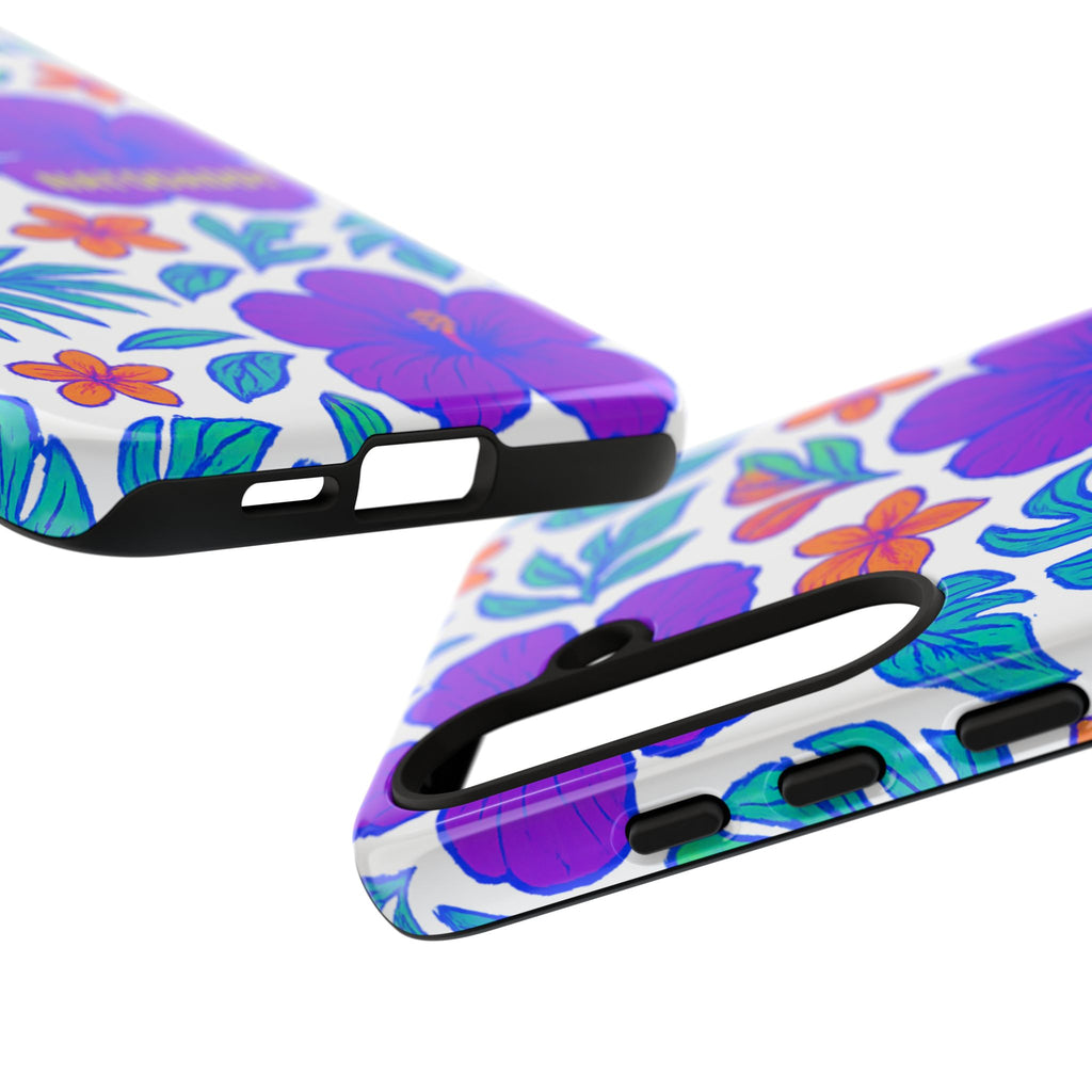 Tropical Phone Case | Tough Cases with Floral Design, Gift for Him/Her, Summer Vibe, Phone Accessory, Cute Design