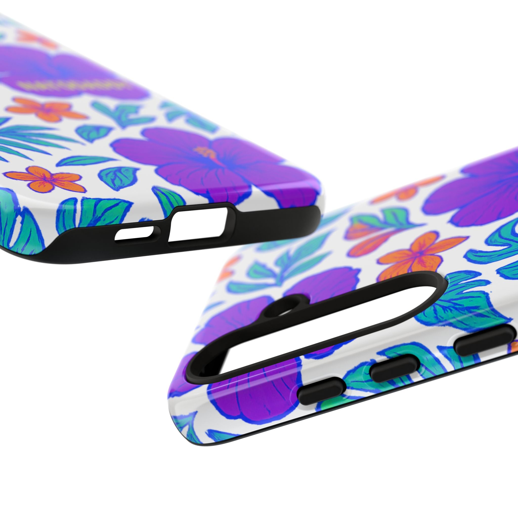 Tropical Phone Case | Tough Cases with Floral Design, Gift for Him/Her, Summer Vibe, Phone Accessory, Cute Design