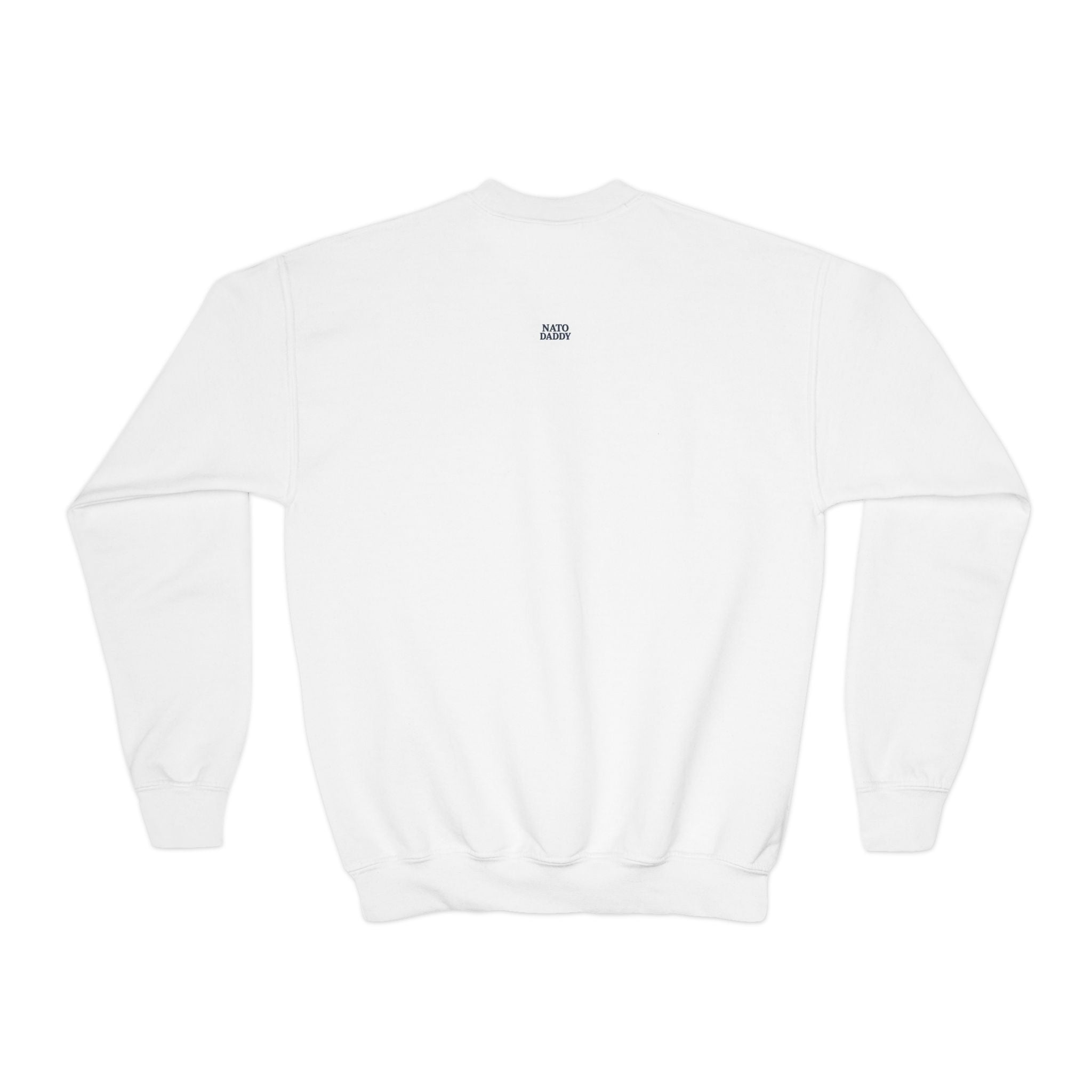 Hip Retro Youth Crewneck Sweatshirt with Fun NATO DADDY Design, Stylish Streetwear, Gift Idea for Kids, Cool Casual Wear, Trendy [...]