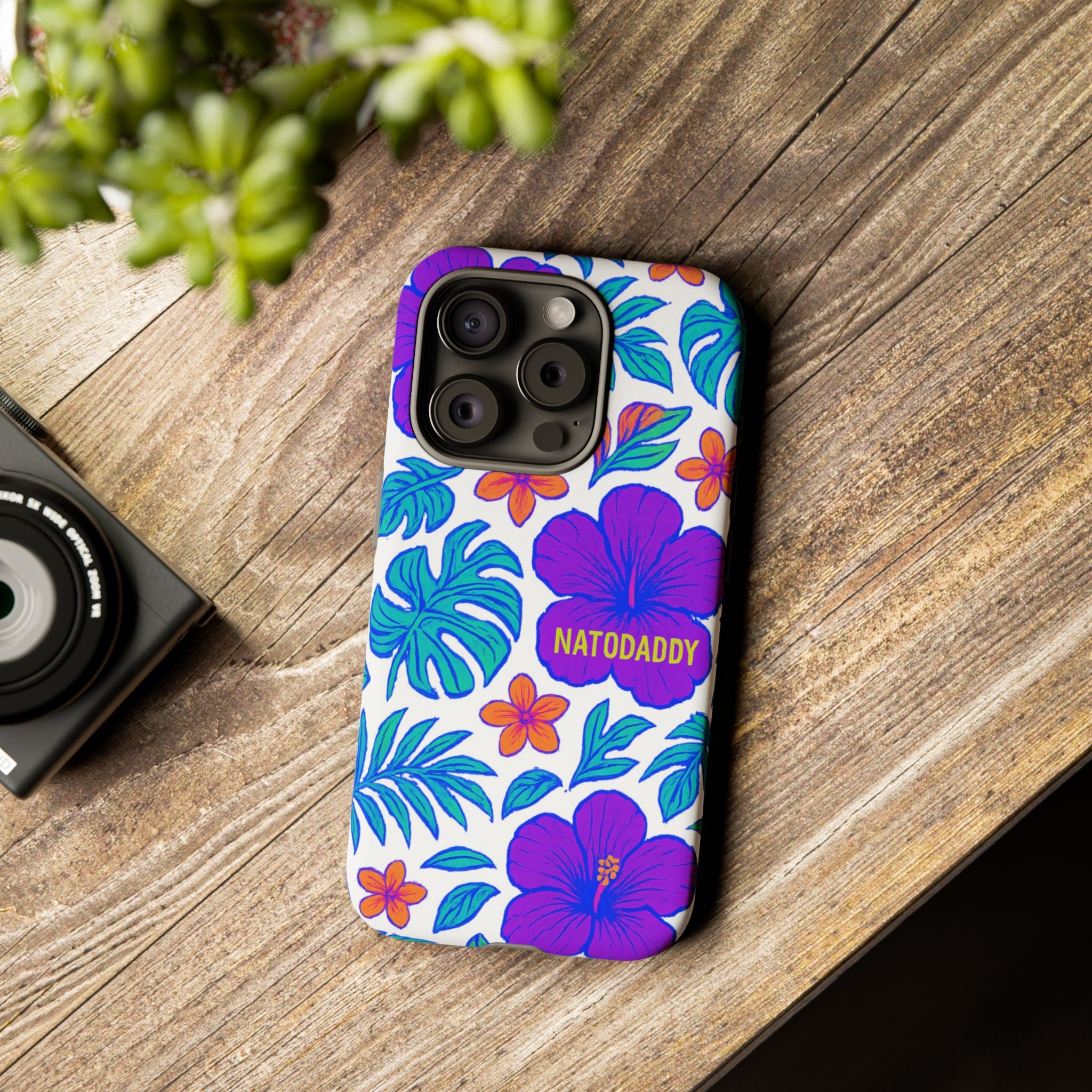 Tropical Phone Case | Tough Cases with Floral Design, Gift for Him/Her, Summer Vibe, Phone Accessory, Cute Design