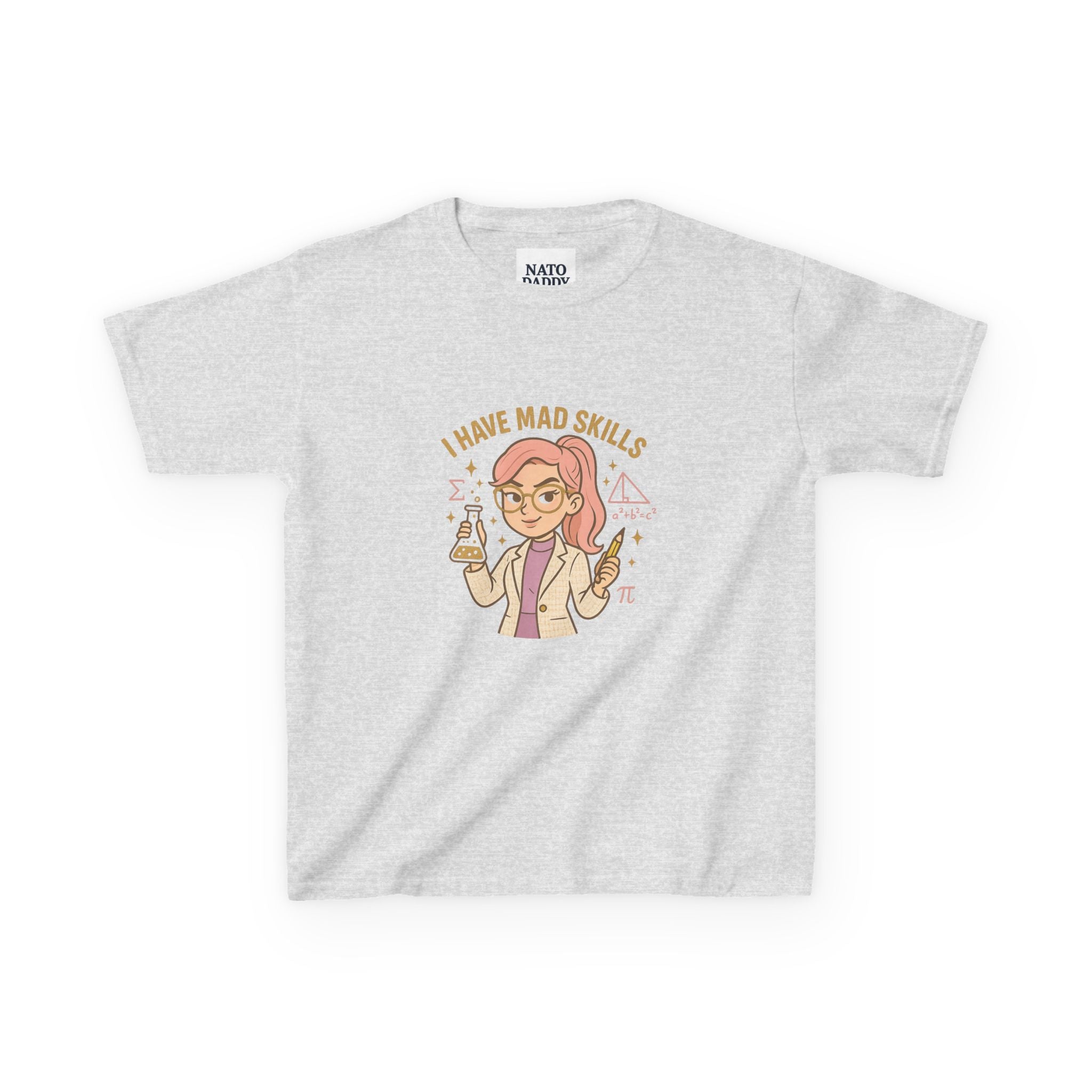 Kids Science Tee - 'I Have Mad Skills', Fun Kids Shirt for STEM Lovers, Perfect for School or Birthdays, Gift for Young Innovators, [...]